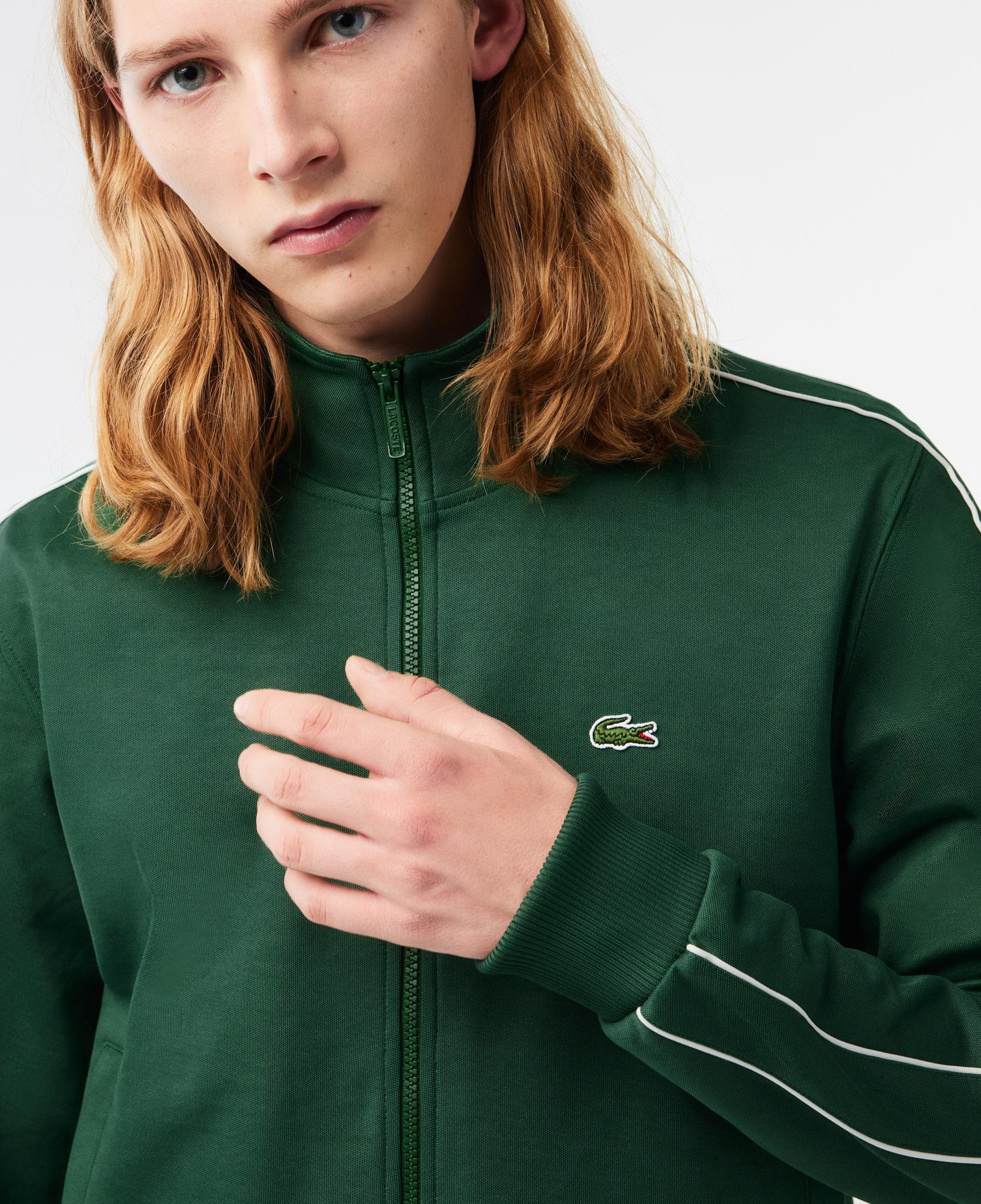 Lacoste Regular Fit Fermuarlı Erkek Yeşil Sweatshirt