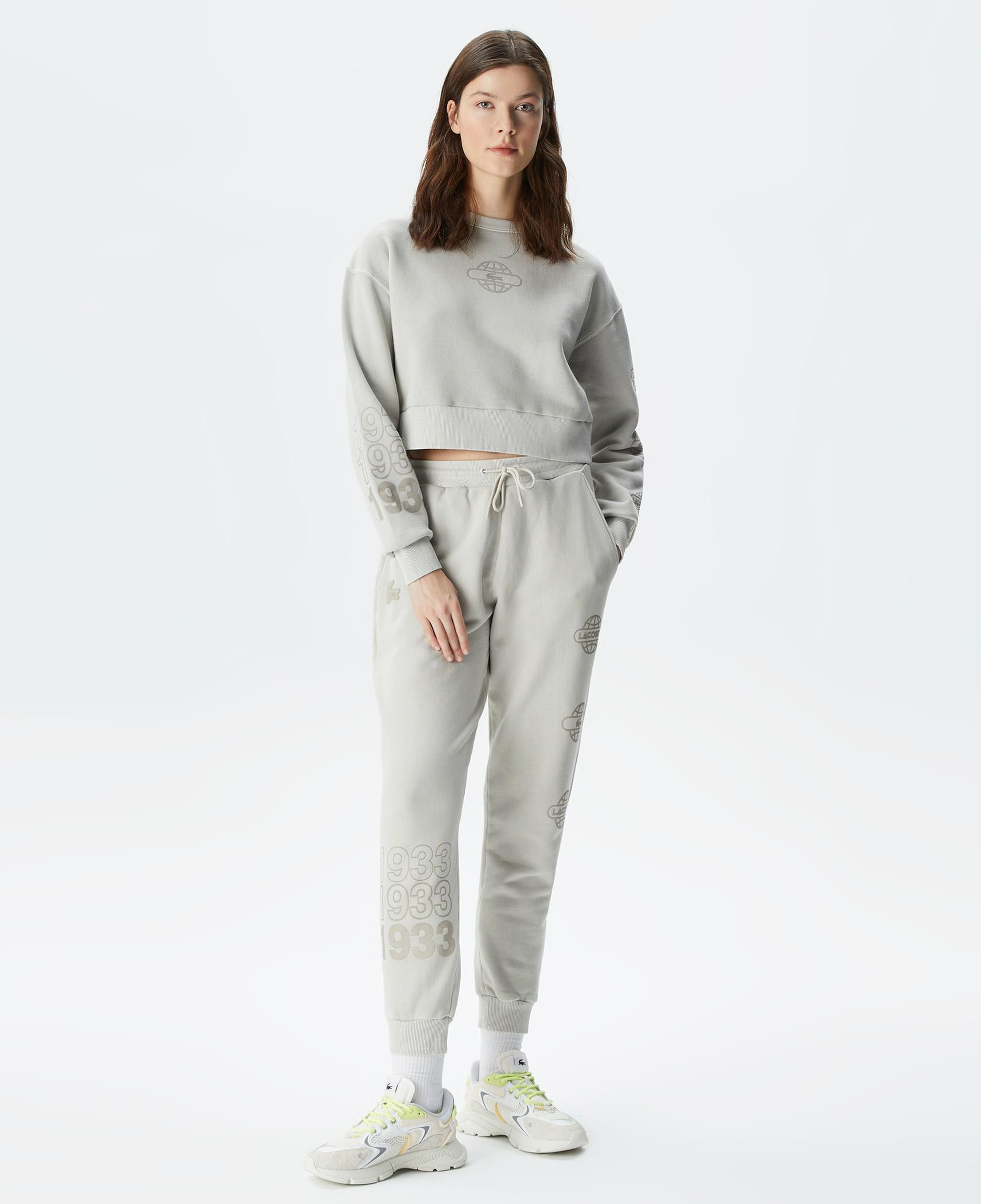Lacoste House of SuperStep X Lacoste Erkek Gri Eşofman Altı