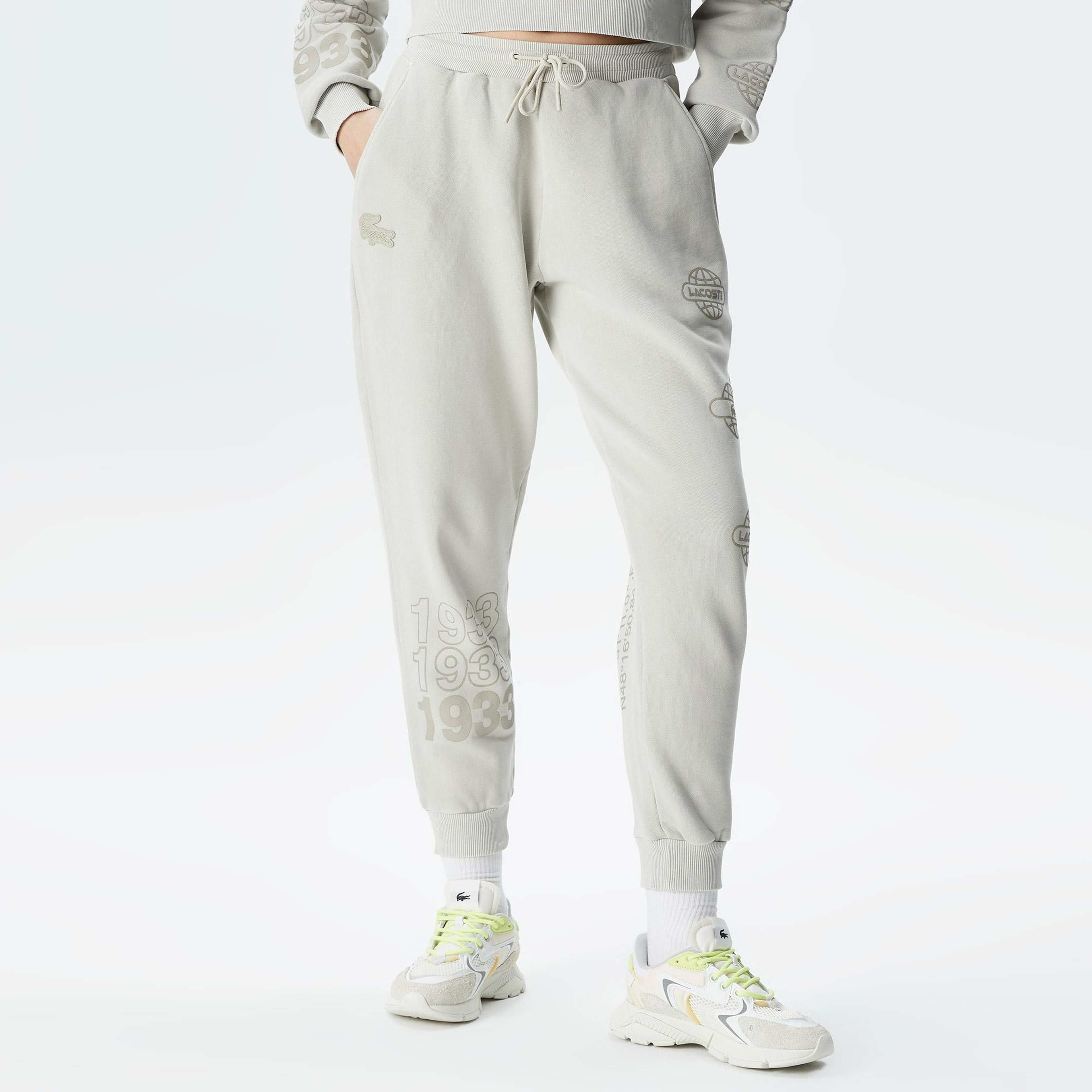 Lacoste House of SuperStep X Lacoste Erkek Gri Eşofman Altı