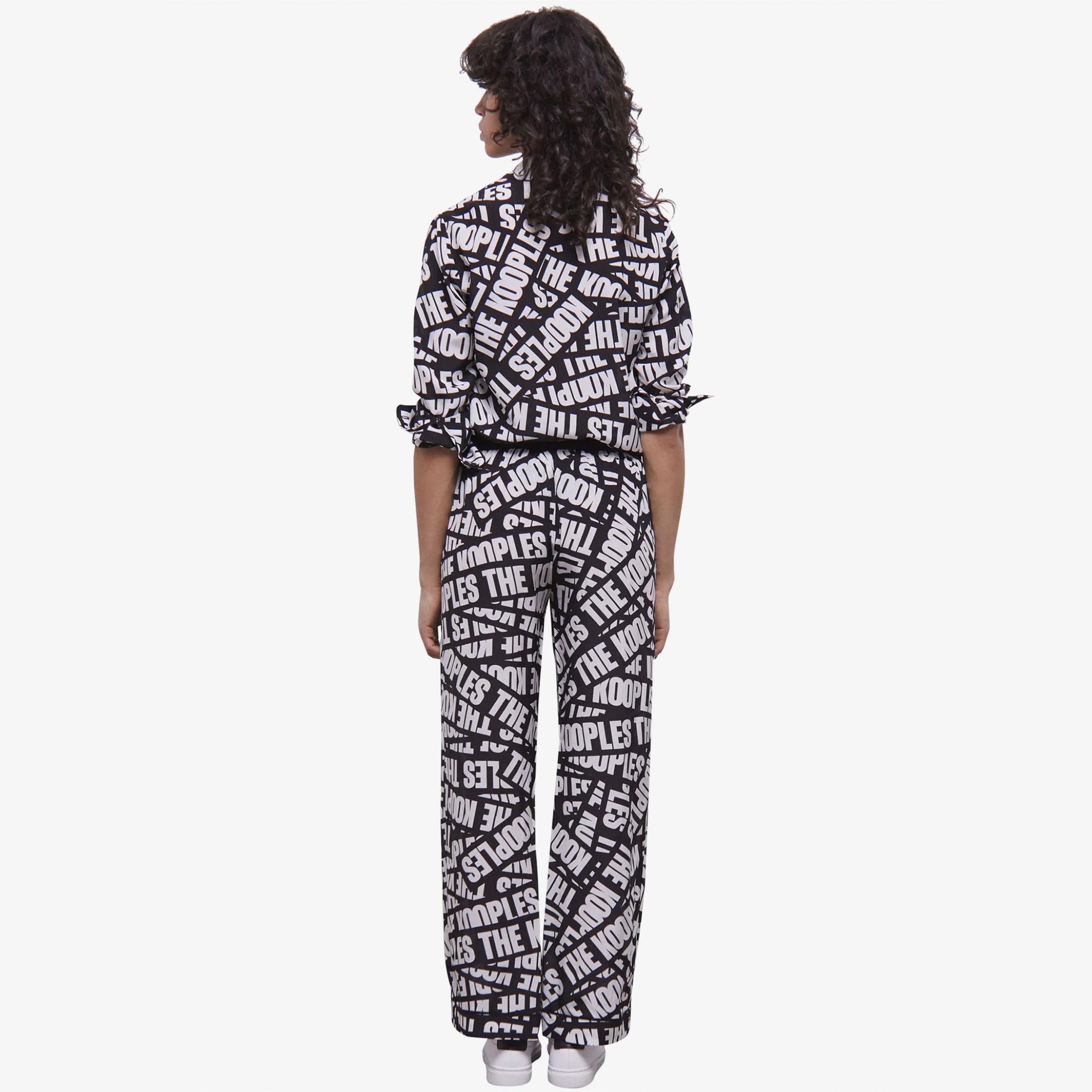 The Kooples Straight-leg Printed Kadın Renkli Pantolon