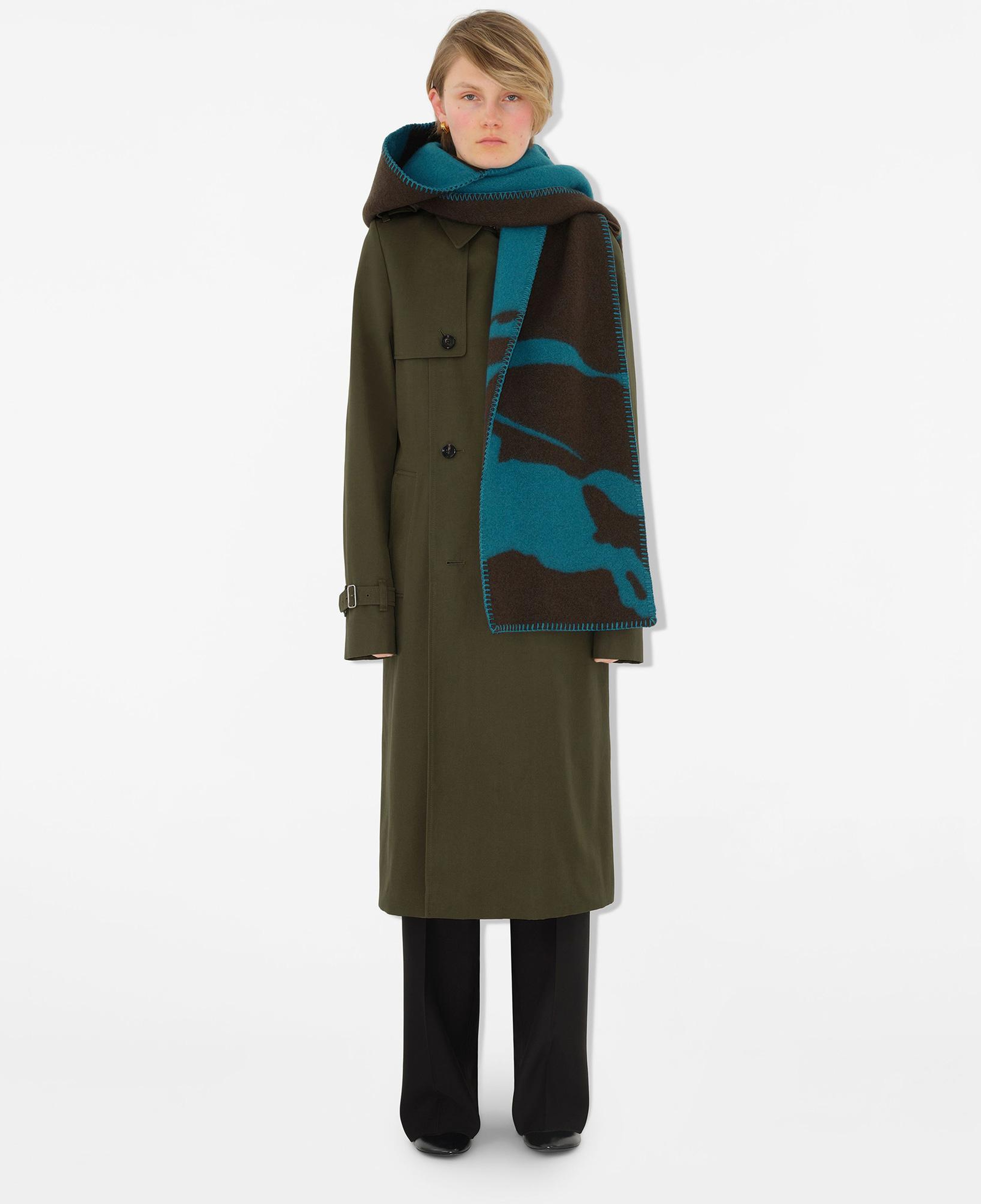 Burberry Kadın Mavi Atkı