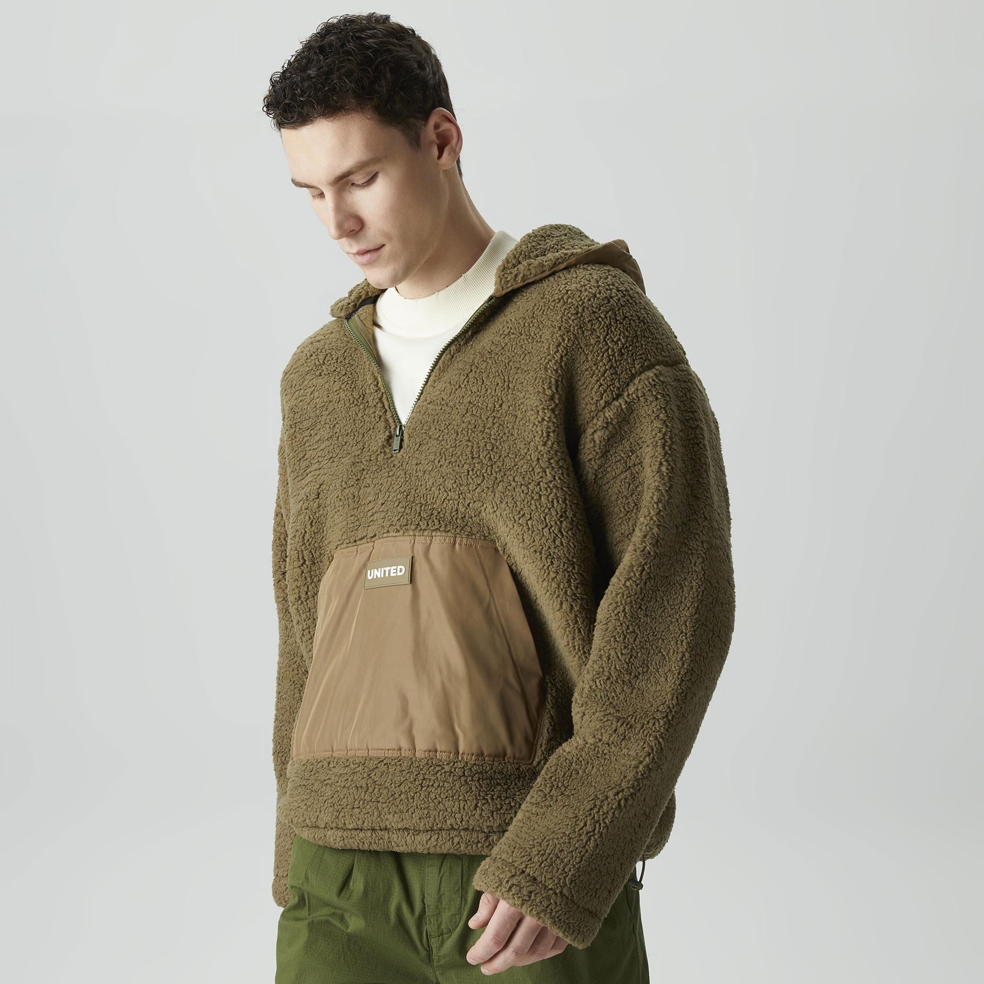 UNITED4 Erkek Haki Sweatshirt