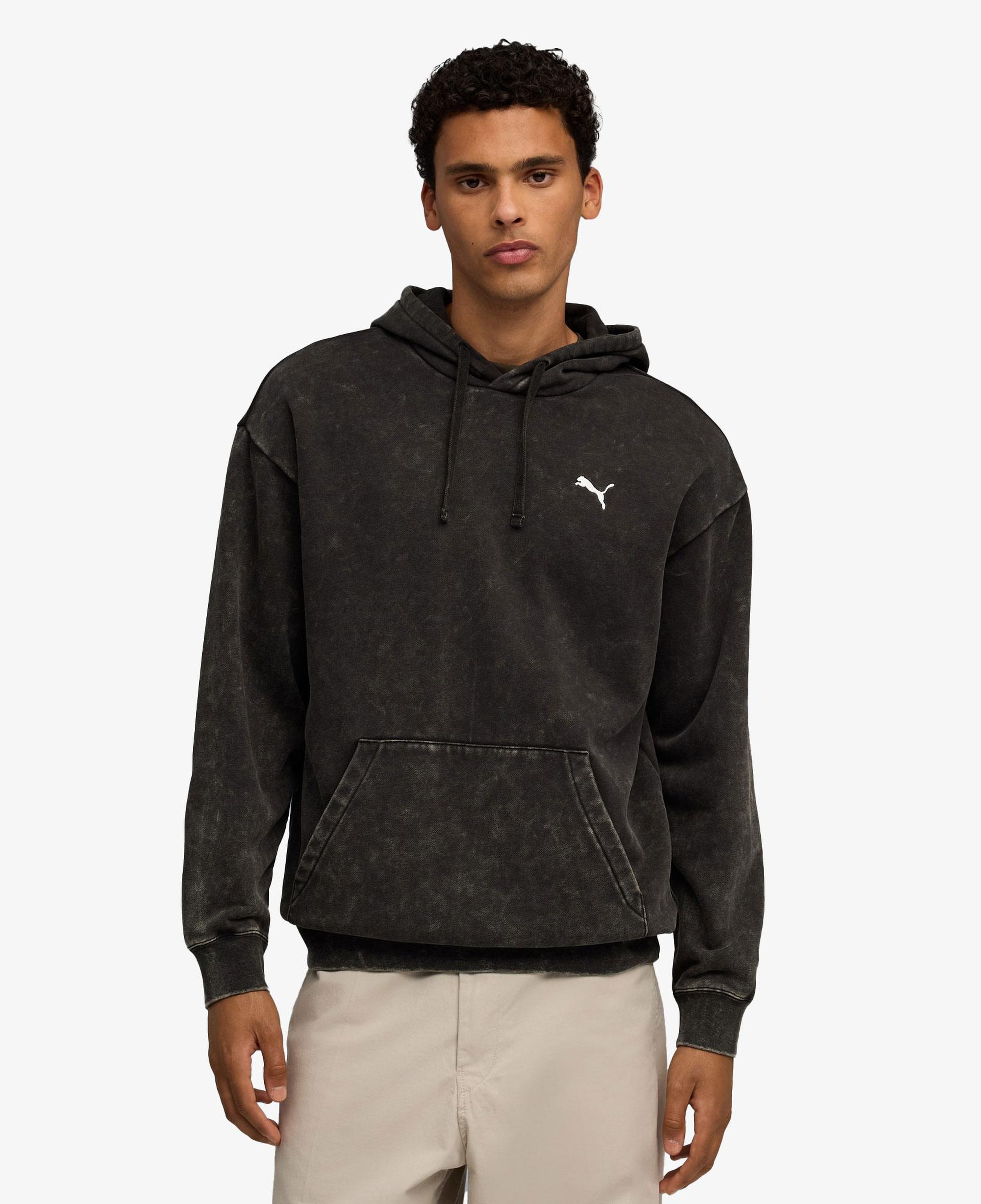 Puma Essentials Elevated Erkek Siyah Sweatshirt