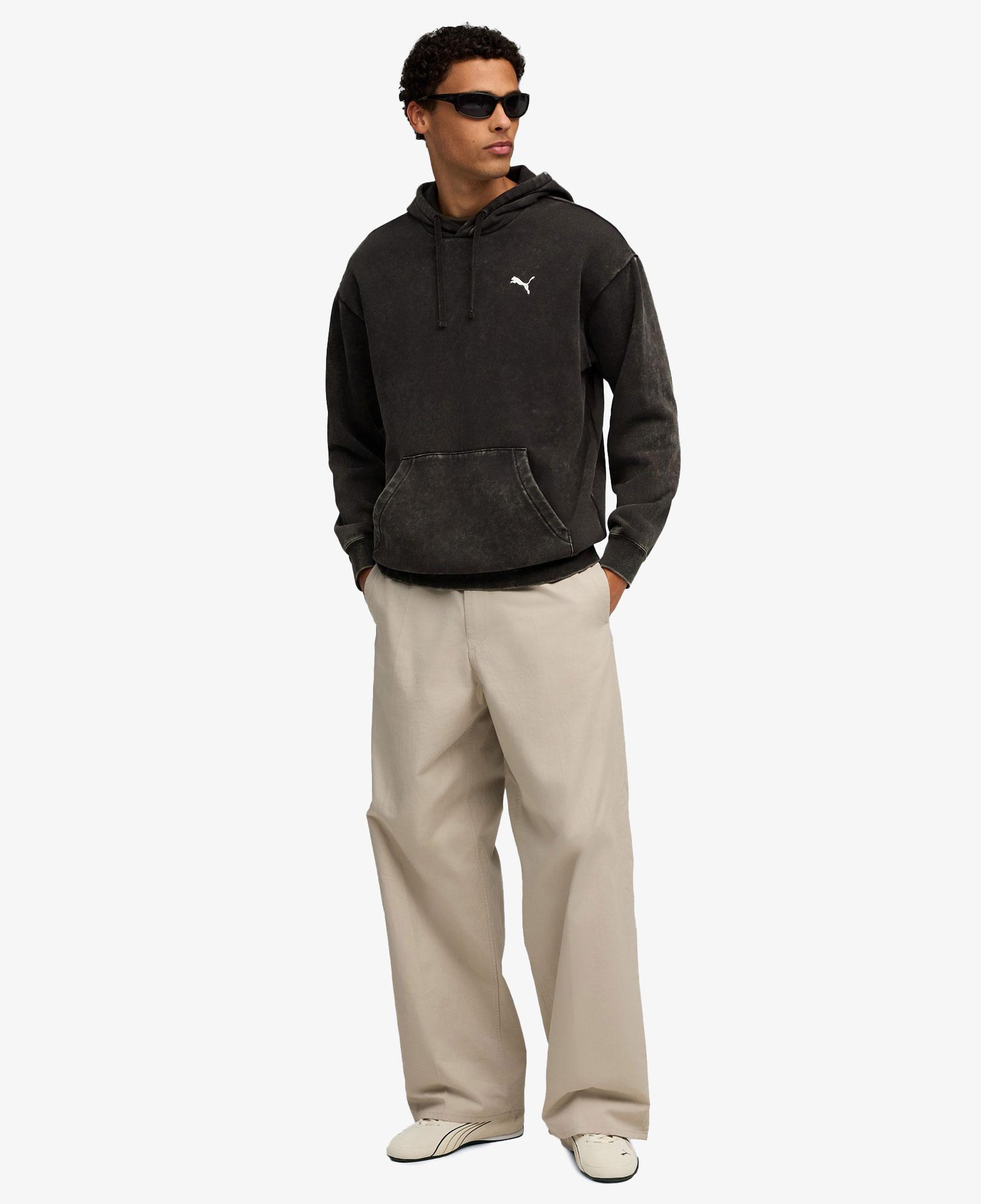 Puma Essentials Elevated Erkek Siyah Sweatshirt