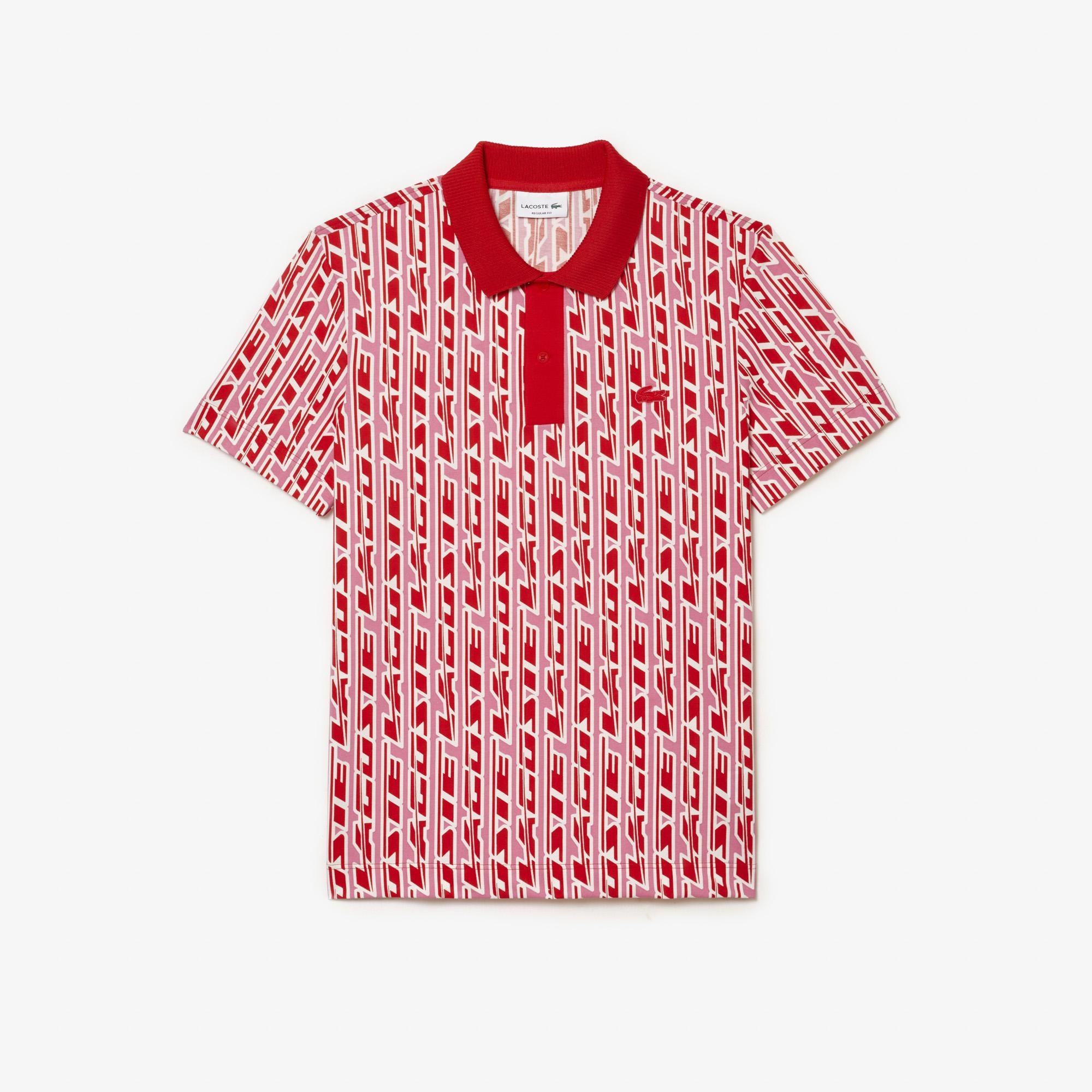 Active Erkek Regular Fit Baskılı Kırmızı Polo