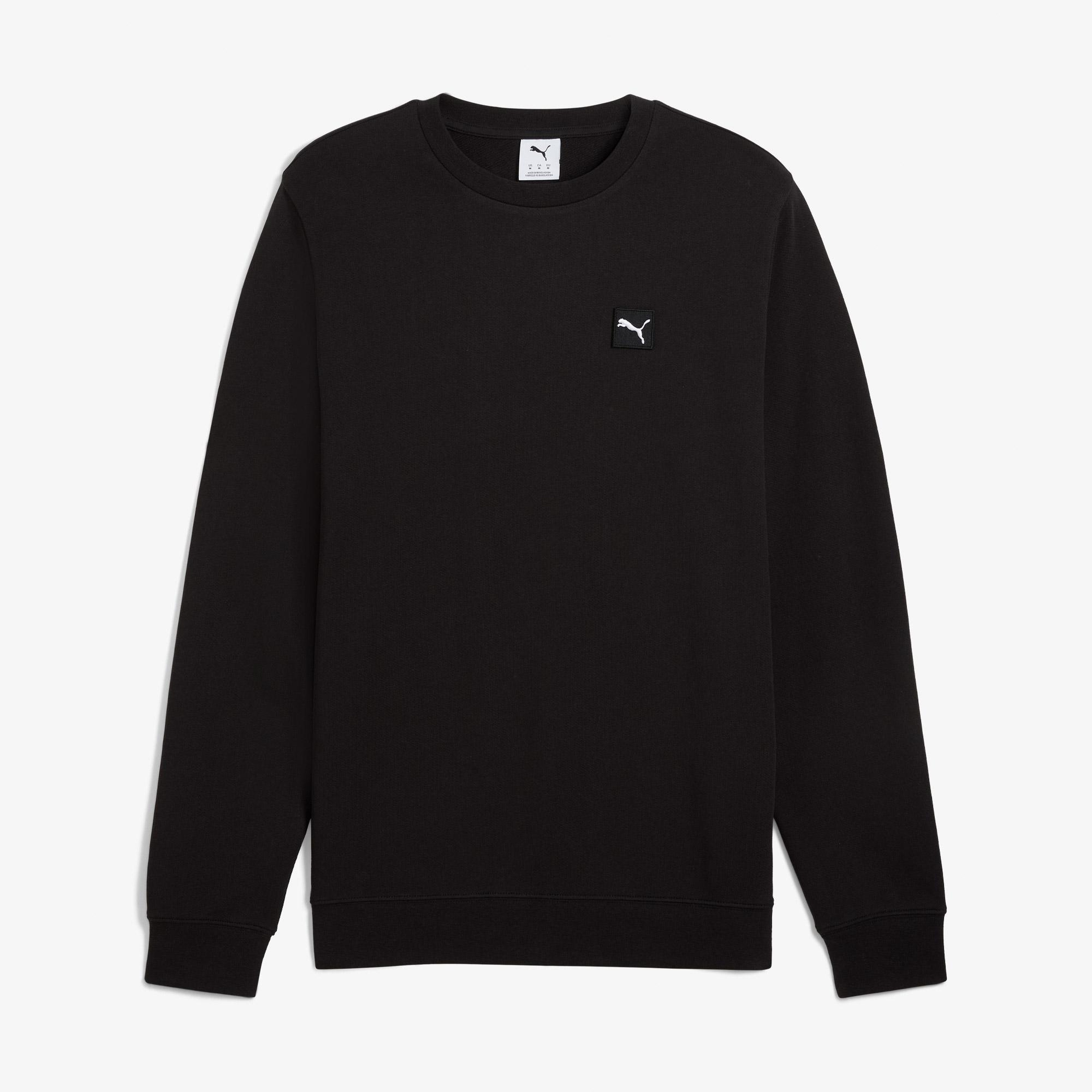 Puma Essentials Elevated Erkek Siyah Uzun Kollu Tişört