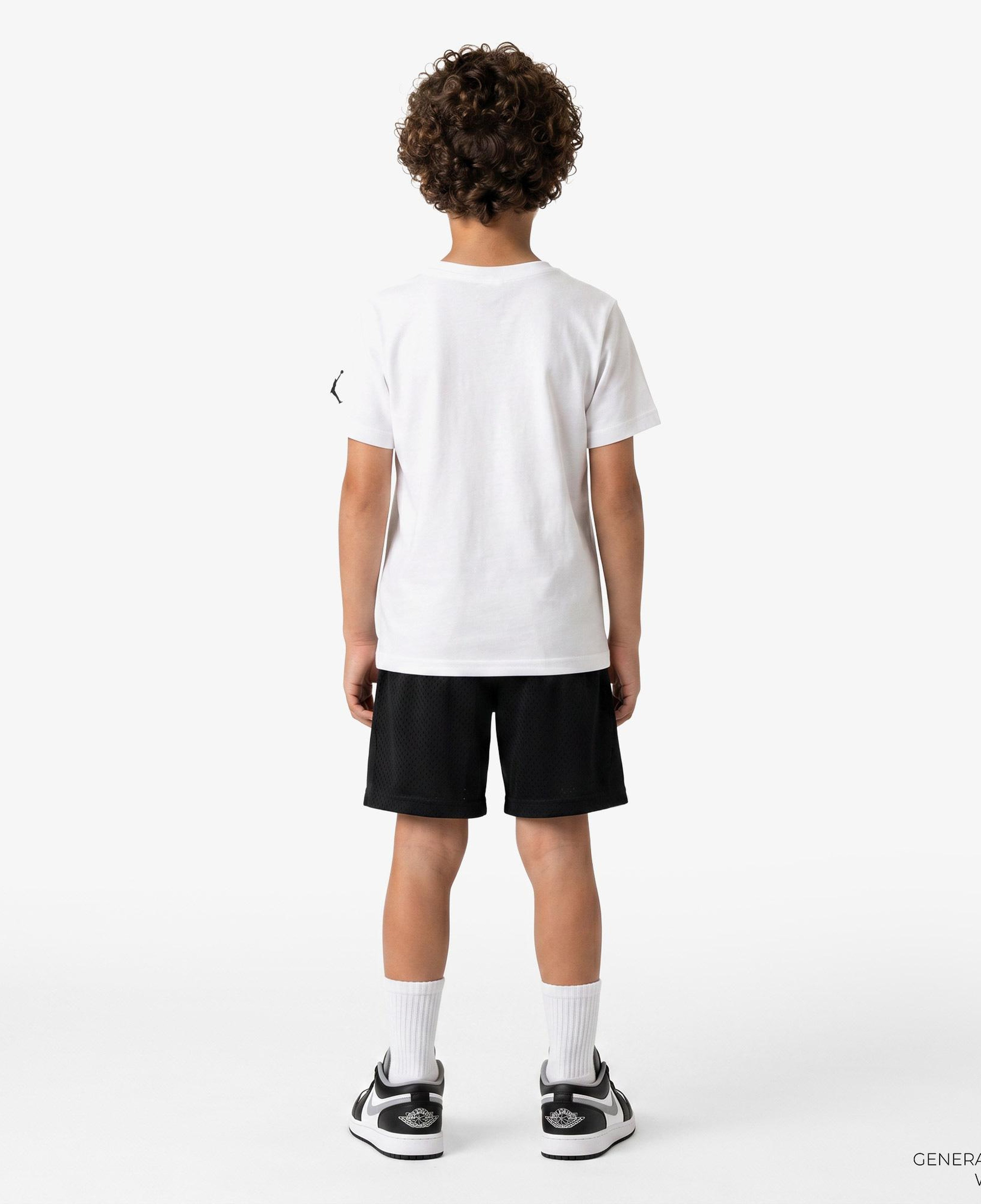 Jordan Super Splash Paint Spill Jumpman Erkek Çocuk Beyaz T-Shirt