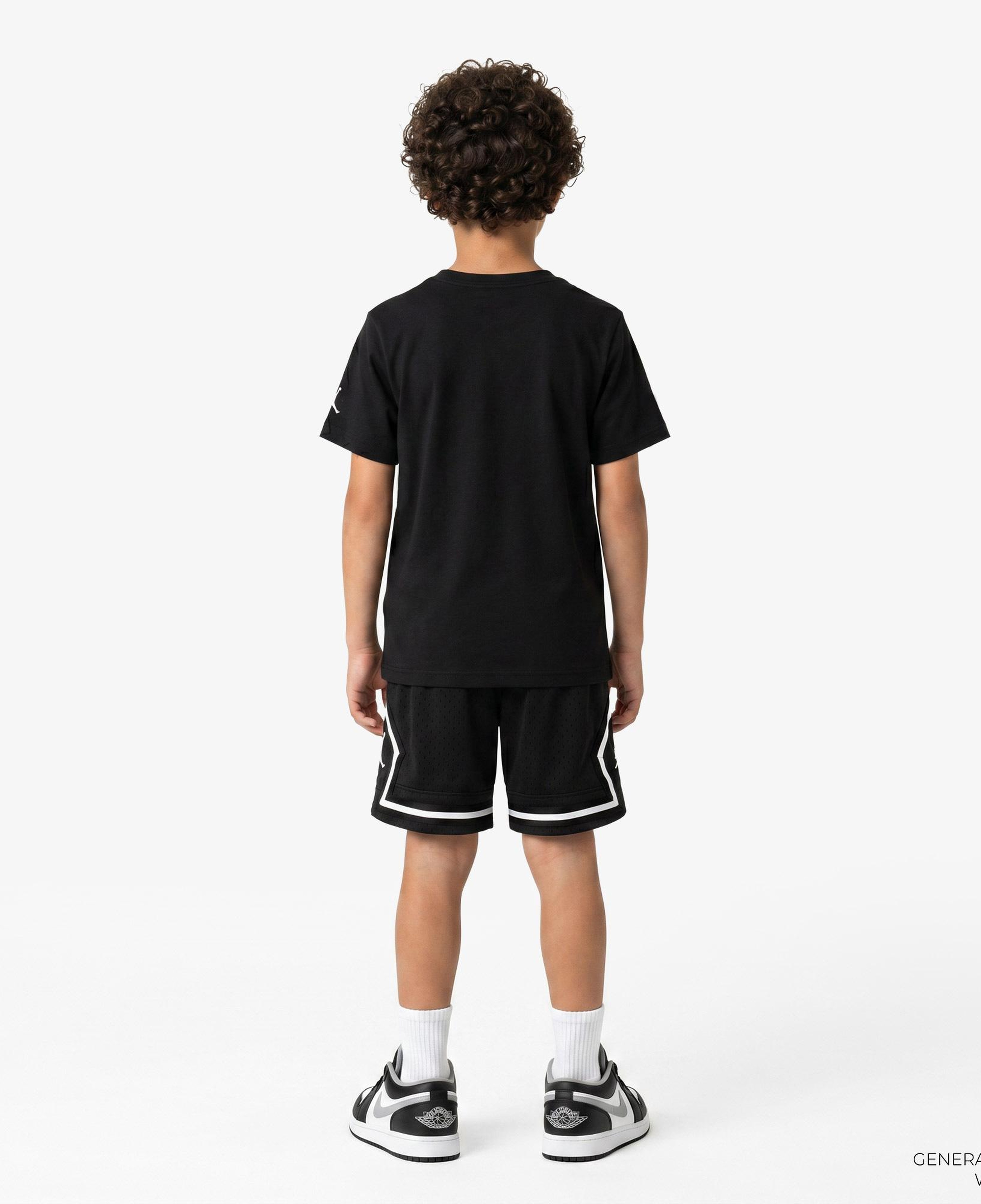Jordan Super Splash Paint Spill Jumpman Erkek Çocuk Siyah T-Shirt
