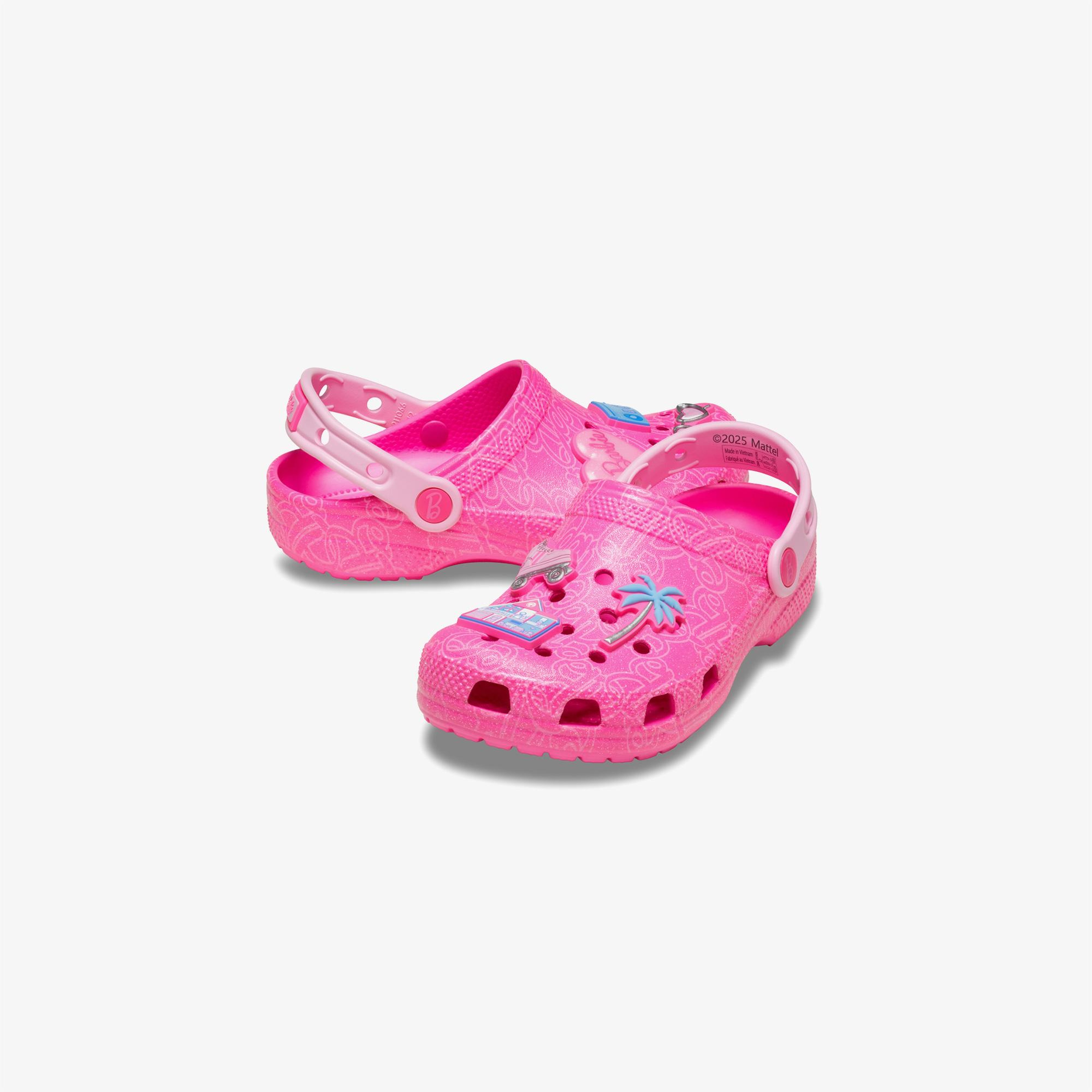 Crocs Mattel Pink Barbie Cls Clog Çocuk Pembe Terlik