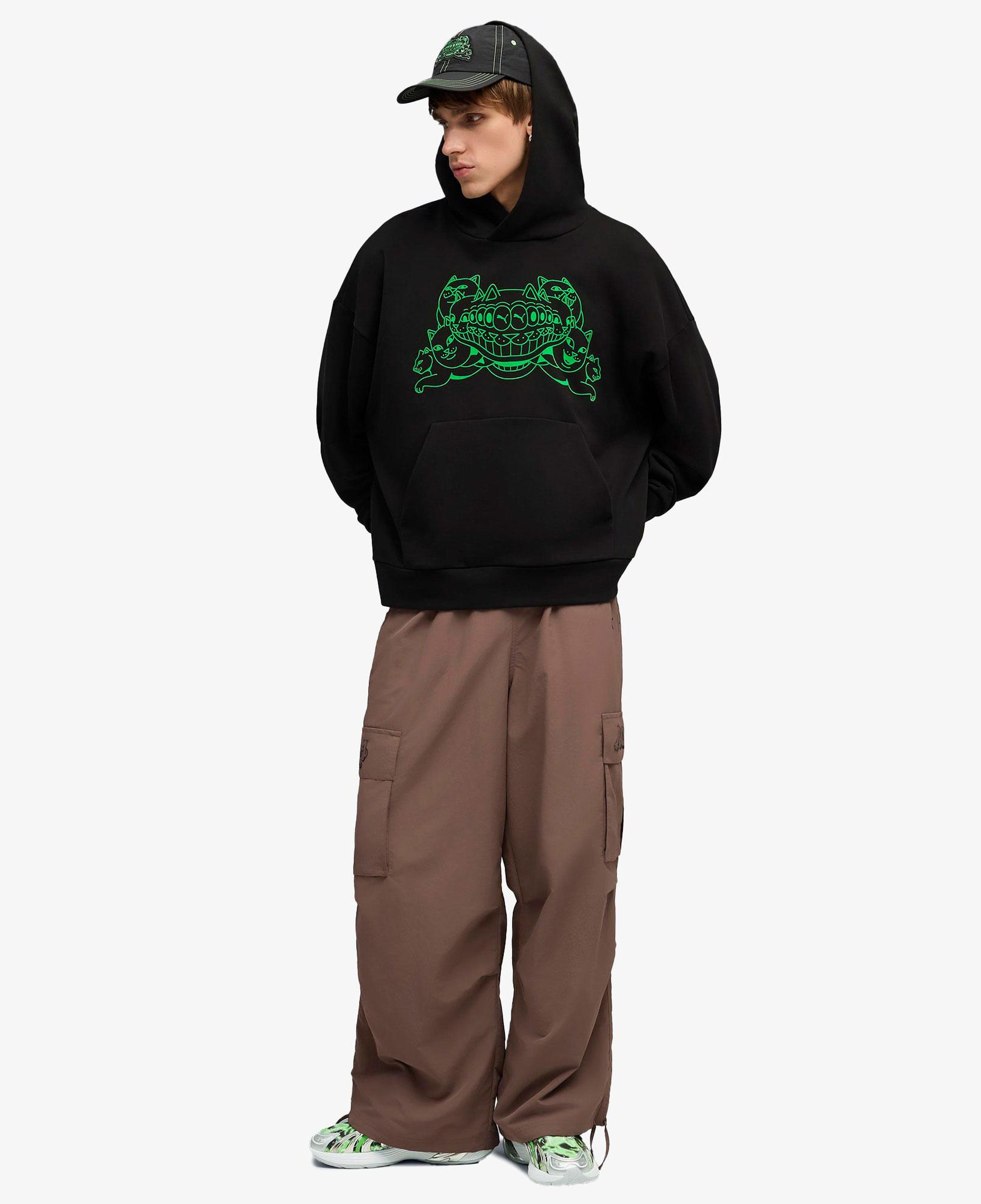 Puma X Ripndip Boxy Erkek Siyah Sweatshirt