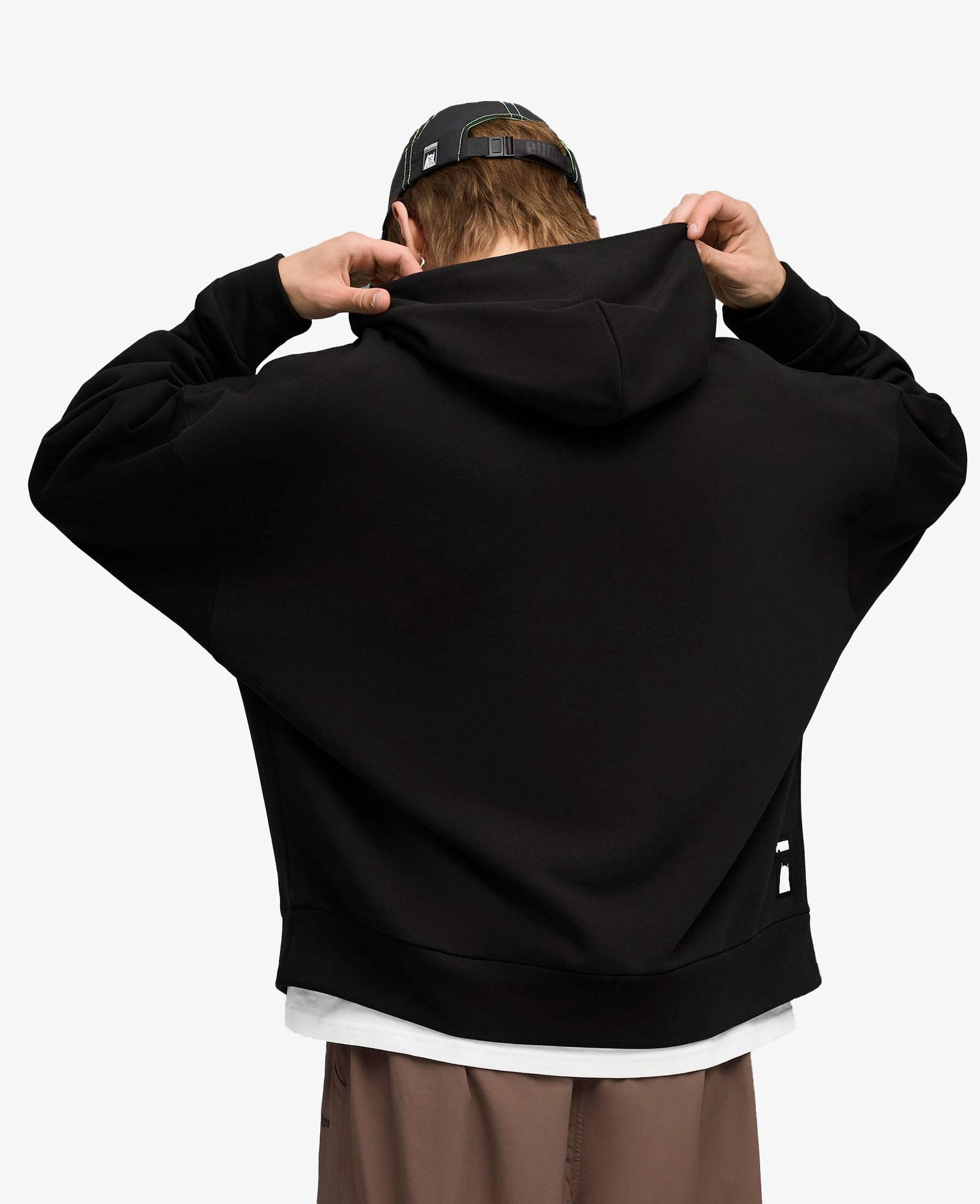 Puma X Ripndip Boxy Erkek Siyah Sweatshirt