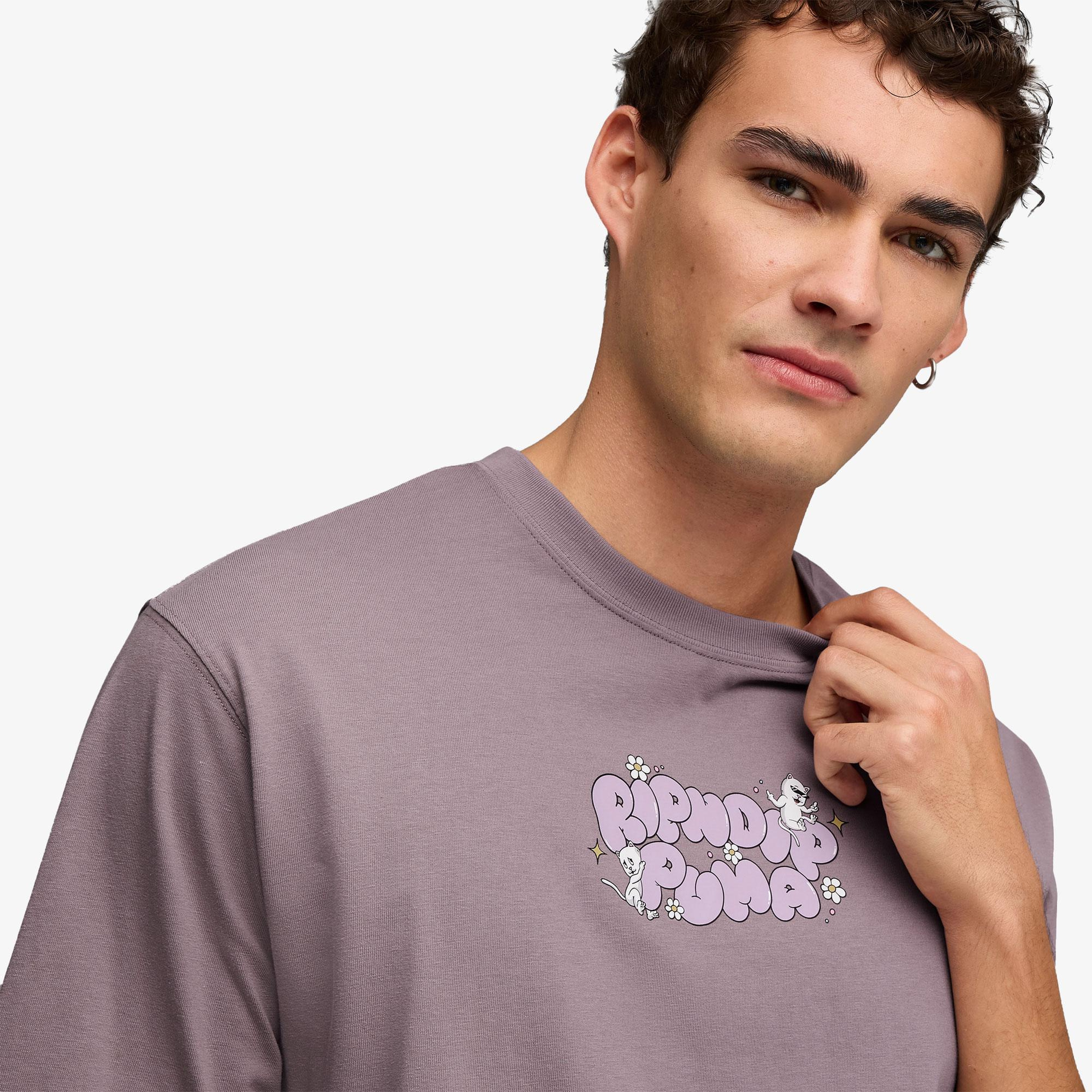 Puma X Ripndip Erkek Mor T-Shirt