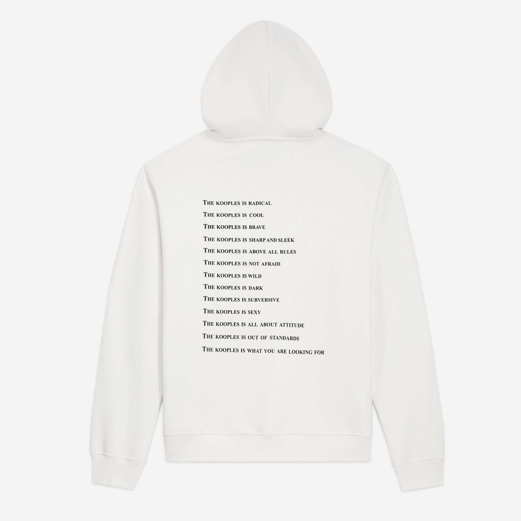 The Kooples Classic Erkek Siyah Sweatshirt