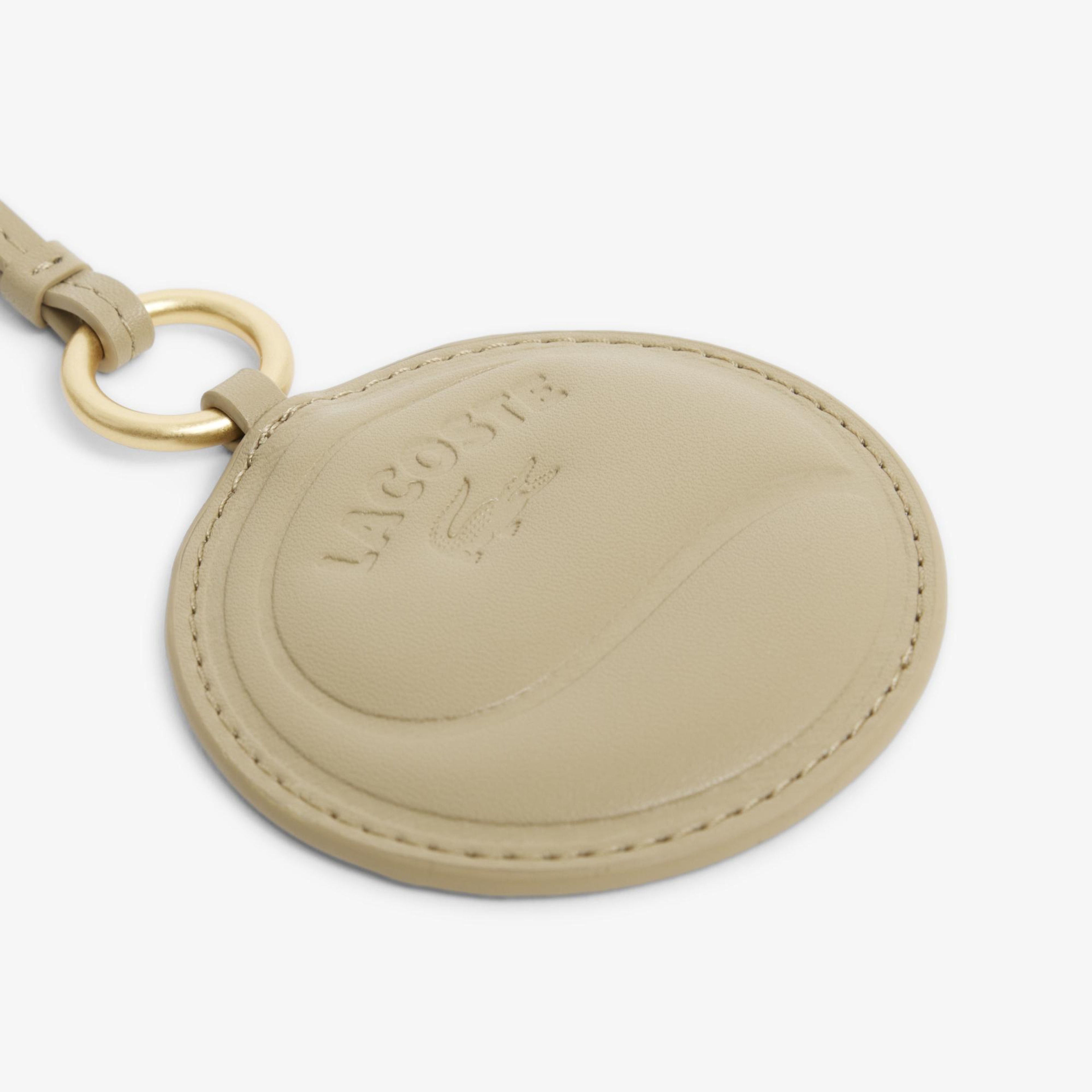 Tennis Racket Mirror L Charms Kadın Bej Anahtarlık