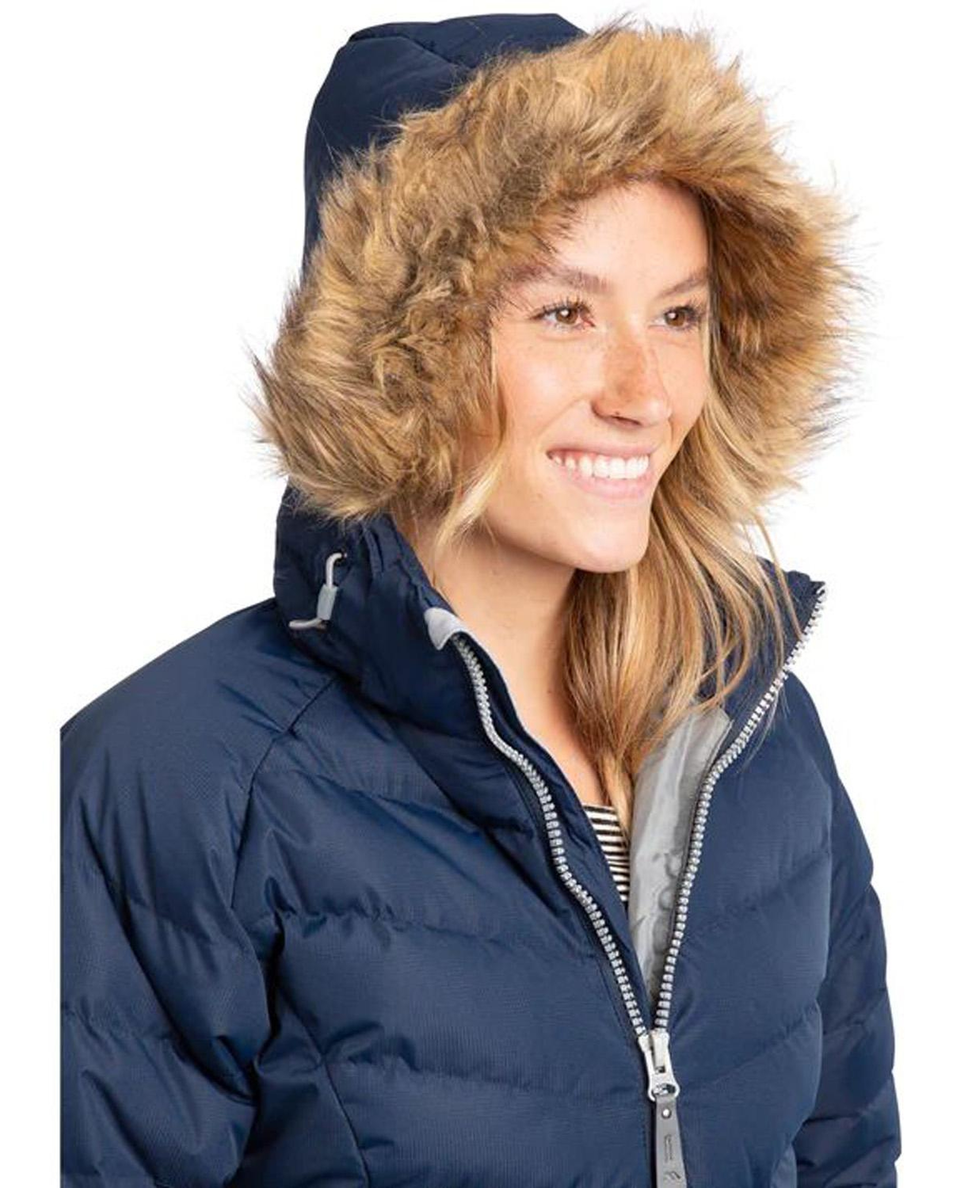 Trespass Nadina - Padded Kadın Mavi Outdoor Ceketi