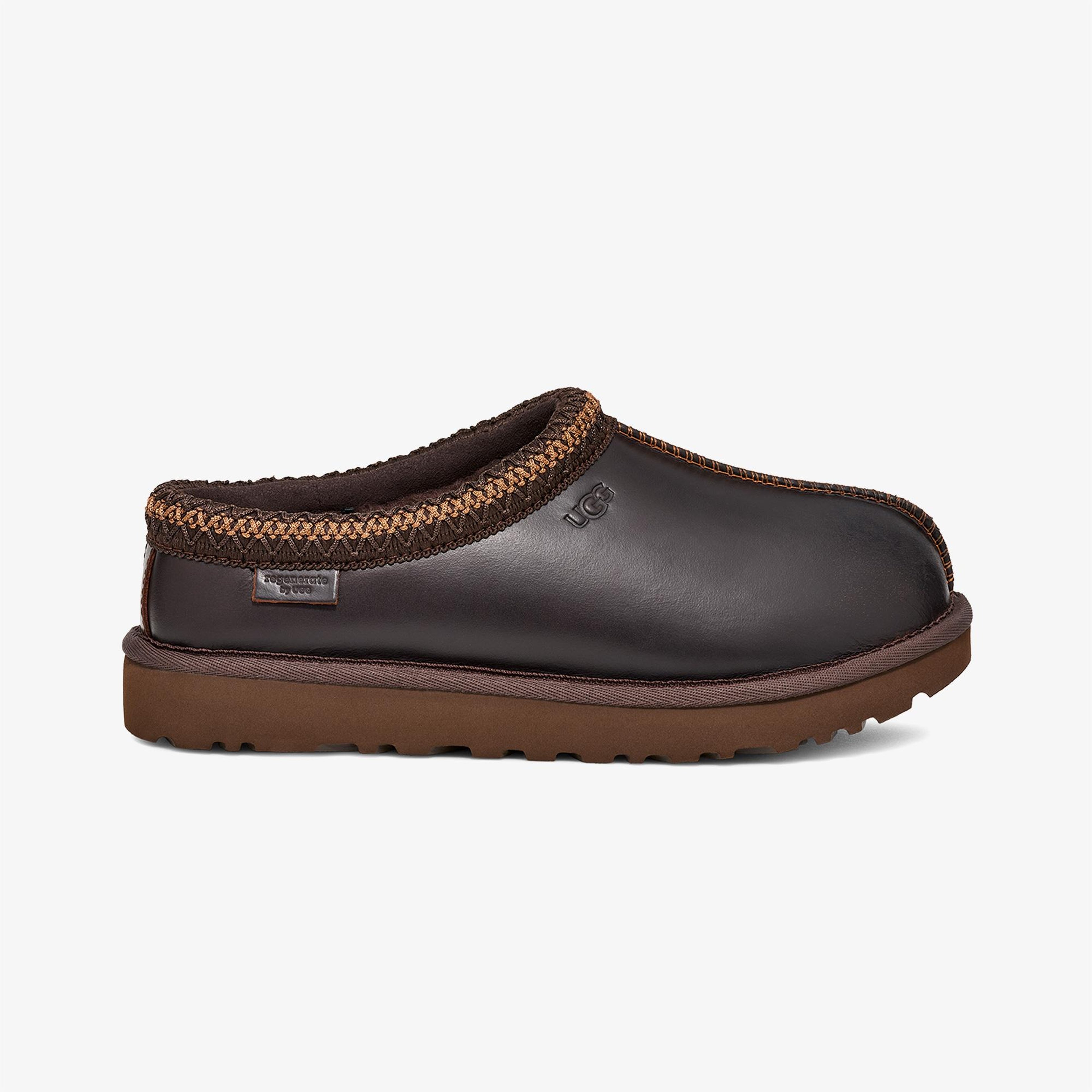 UGG Tasman Leather Regen Kadın Siyah Terlik