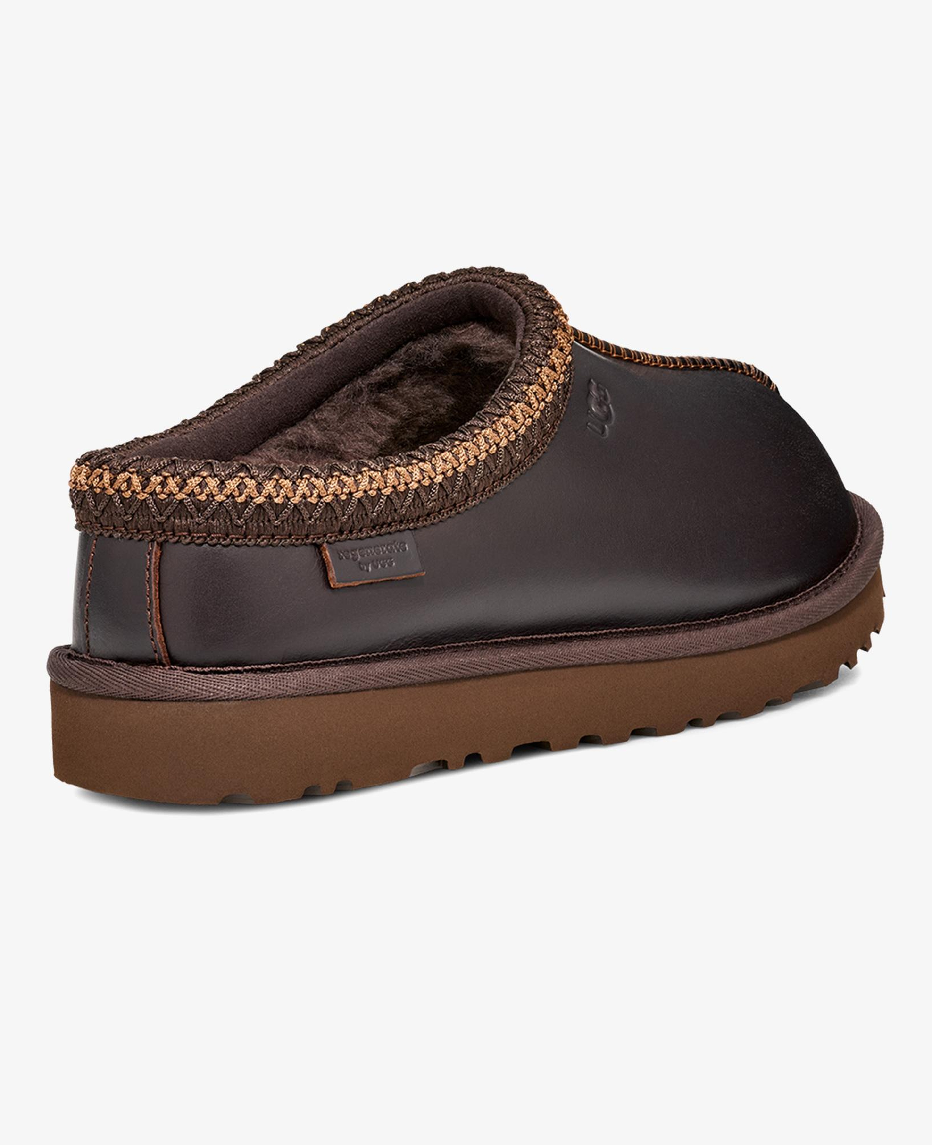 UGG Tasman Leather Regen Kadın Siyah Terlik