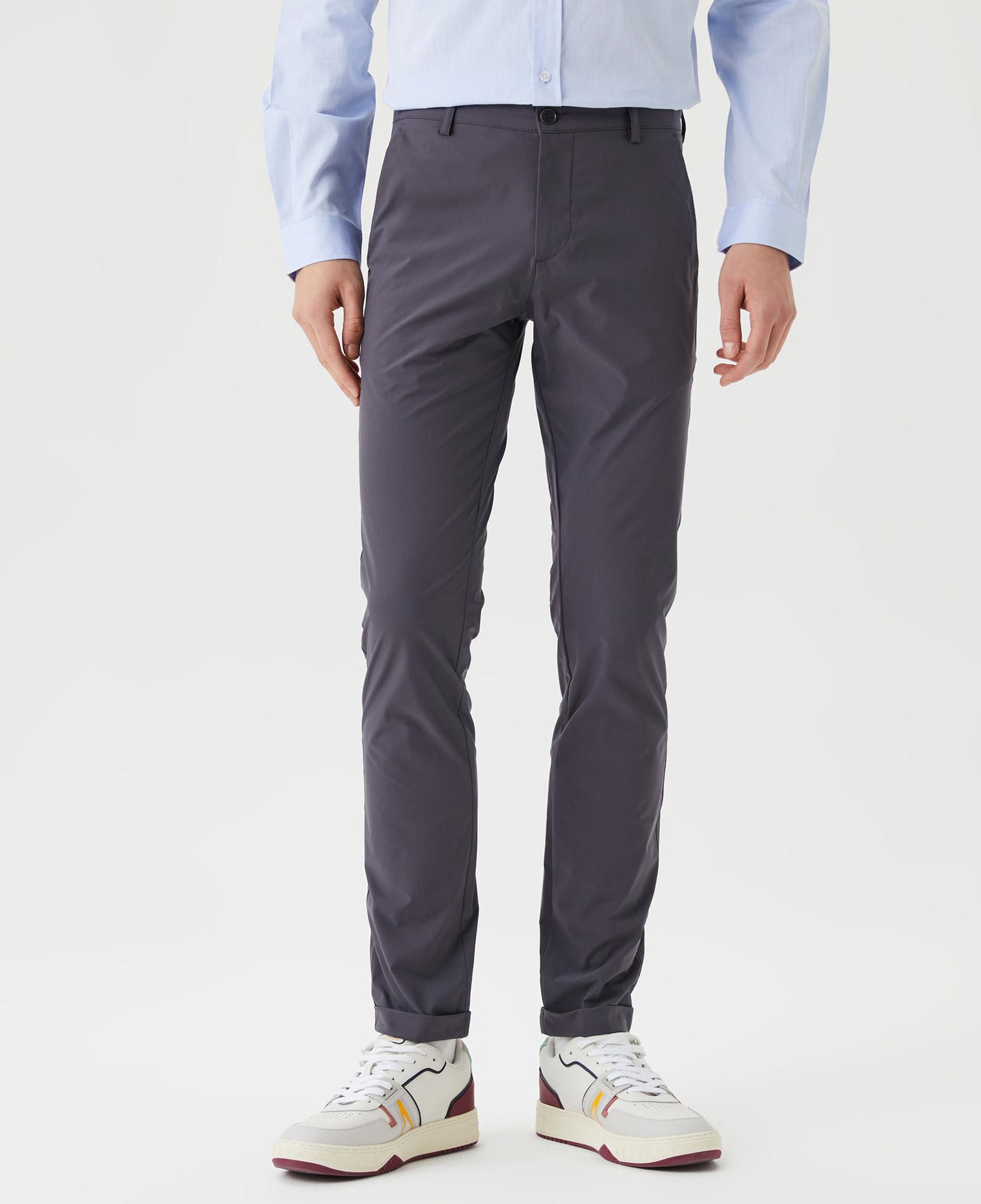 Erkek Slim Fit Koyu Gri Pantolon