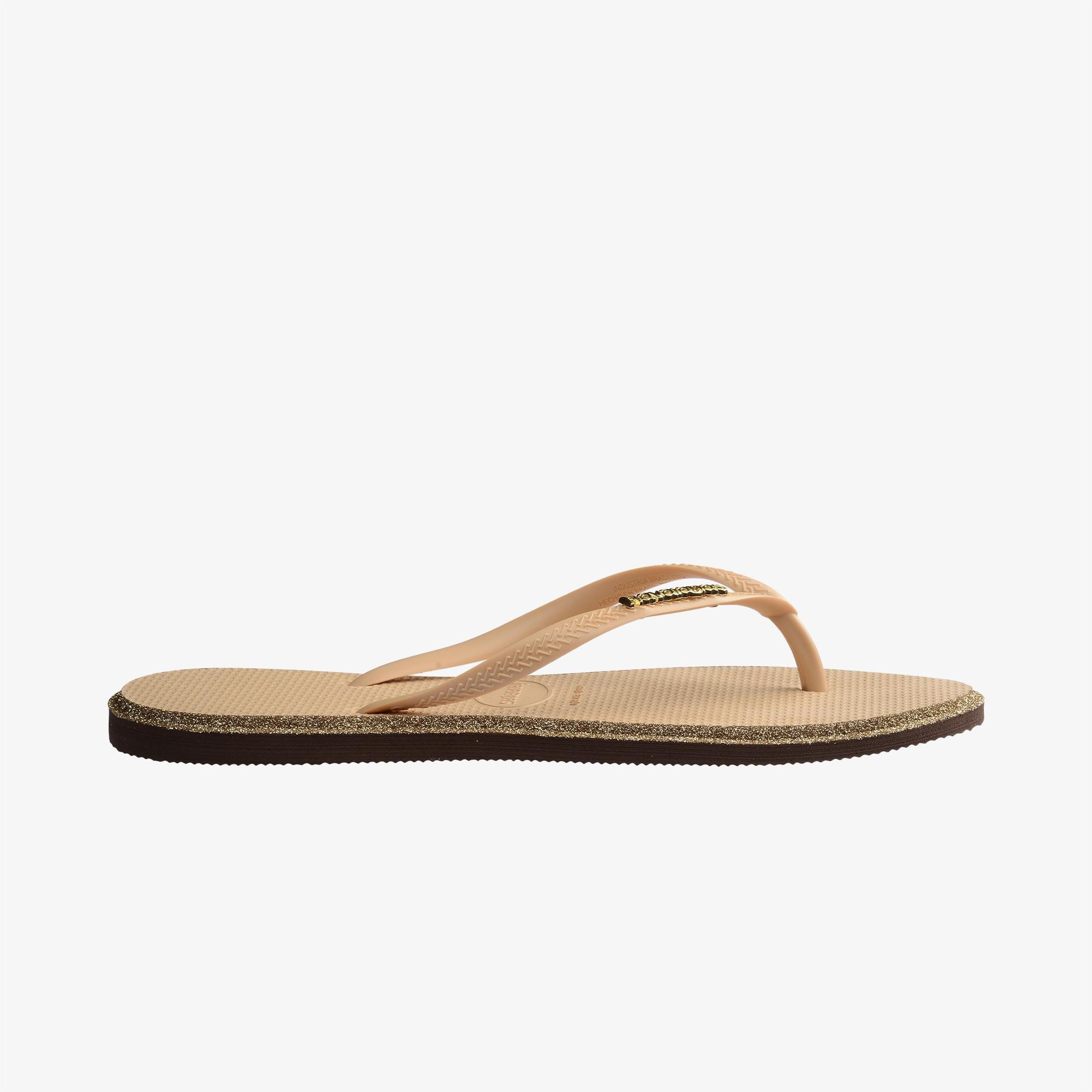 Havaianas Slim Point Glitter Kadın Altın Rengi Terlik