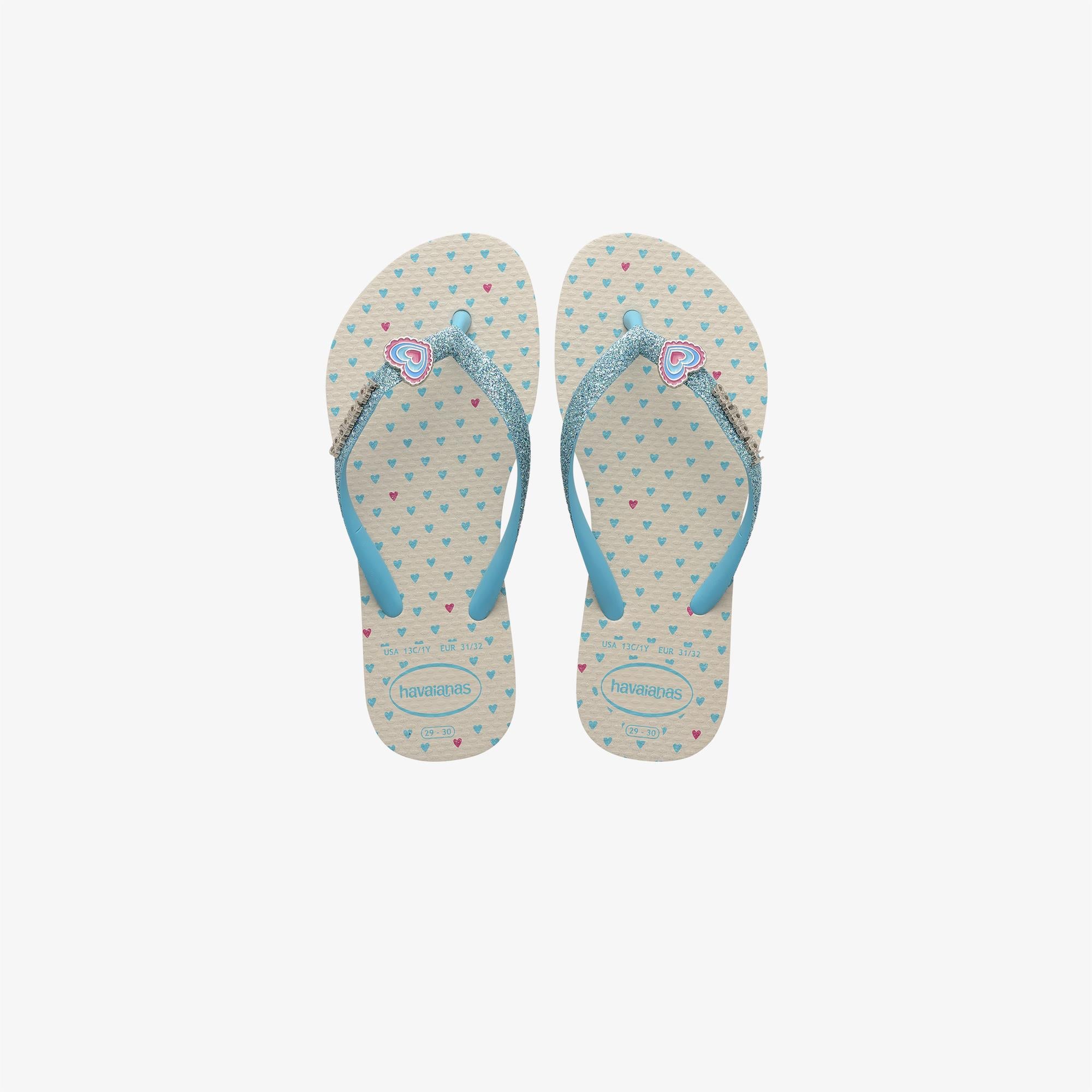 Havaianas Kids Slim Glitter II Çocuk Bej Terlik