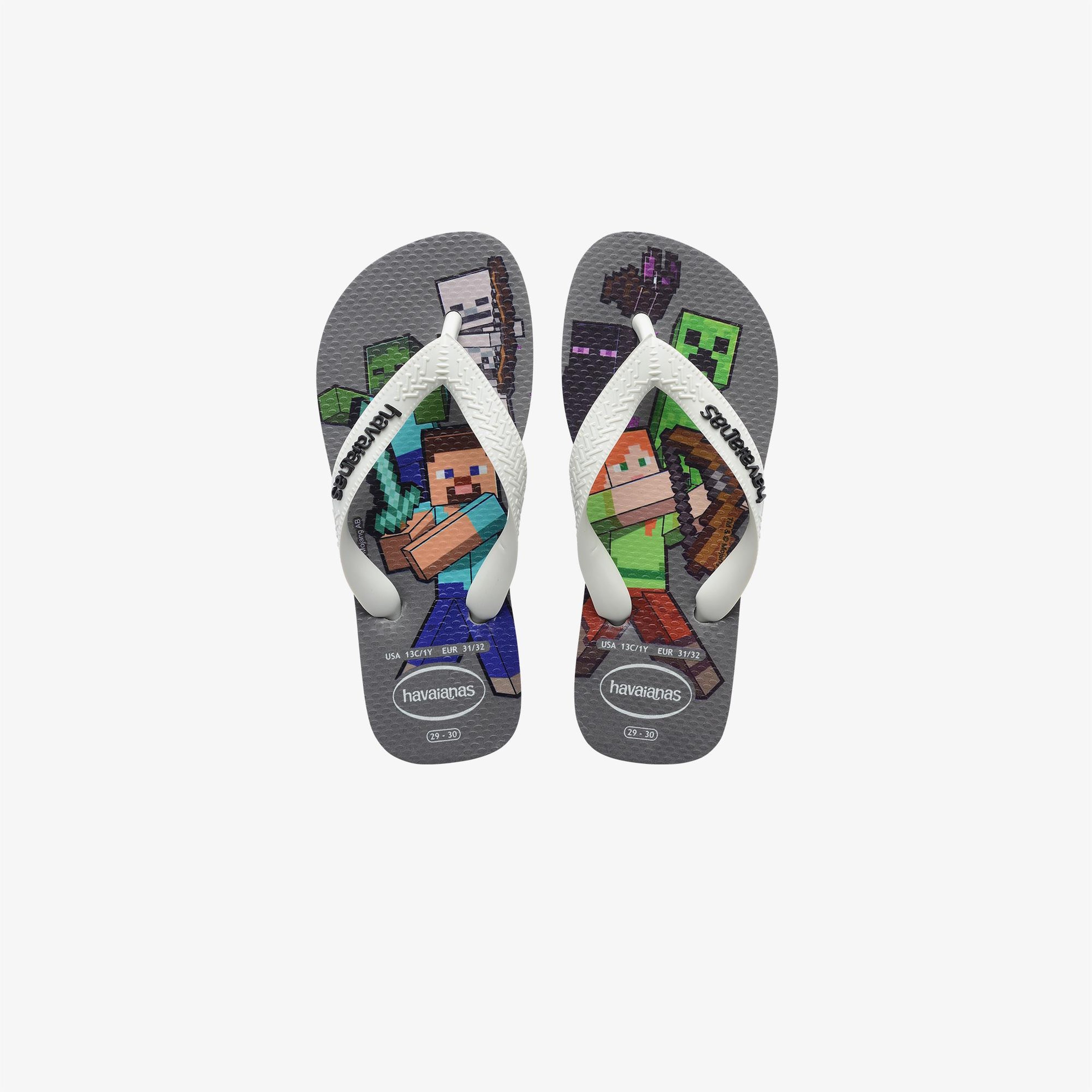 Havaianas Kids Minecraft Çocuk Gri Terlik