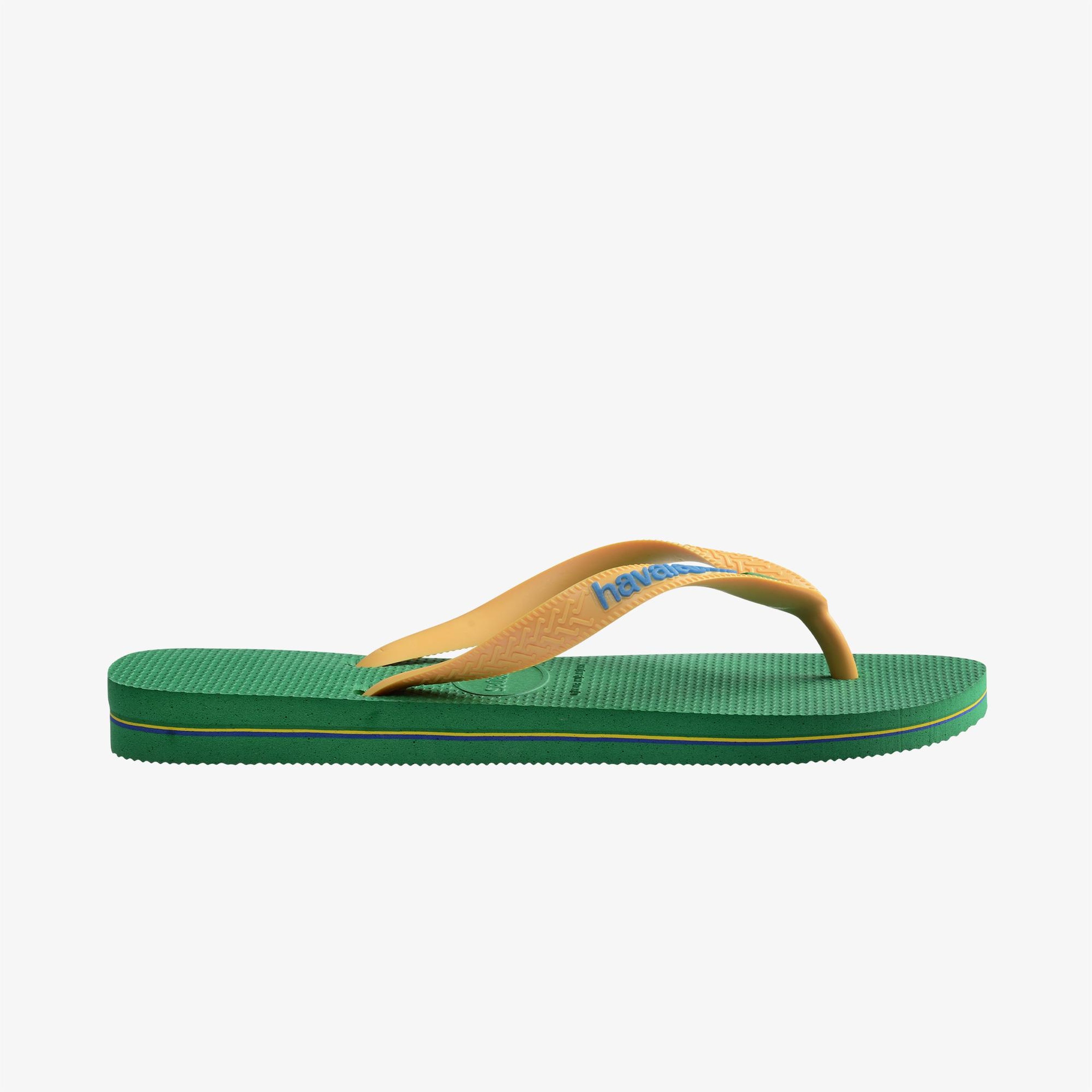 Havaianas Brasil Logo Unisex Yeşil Terlik