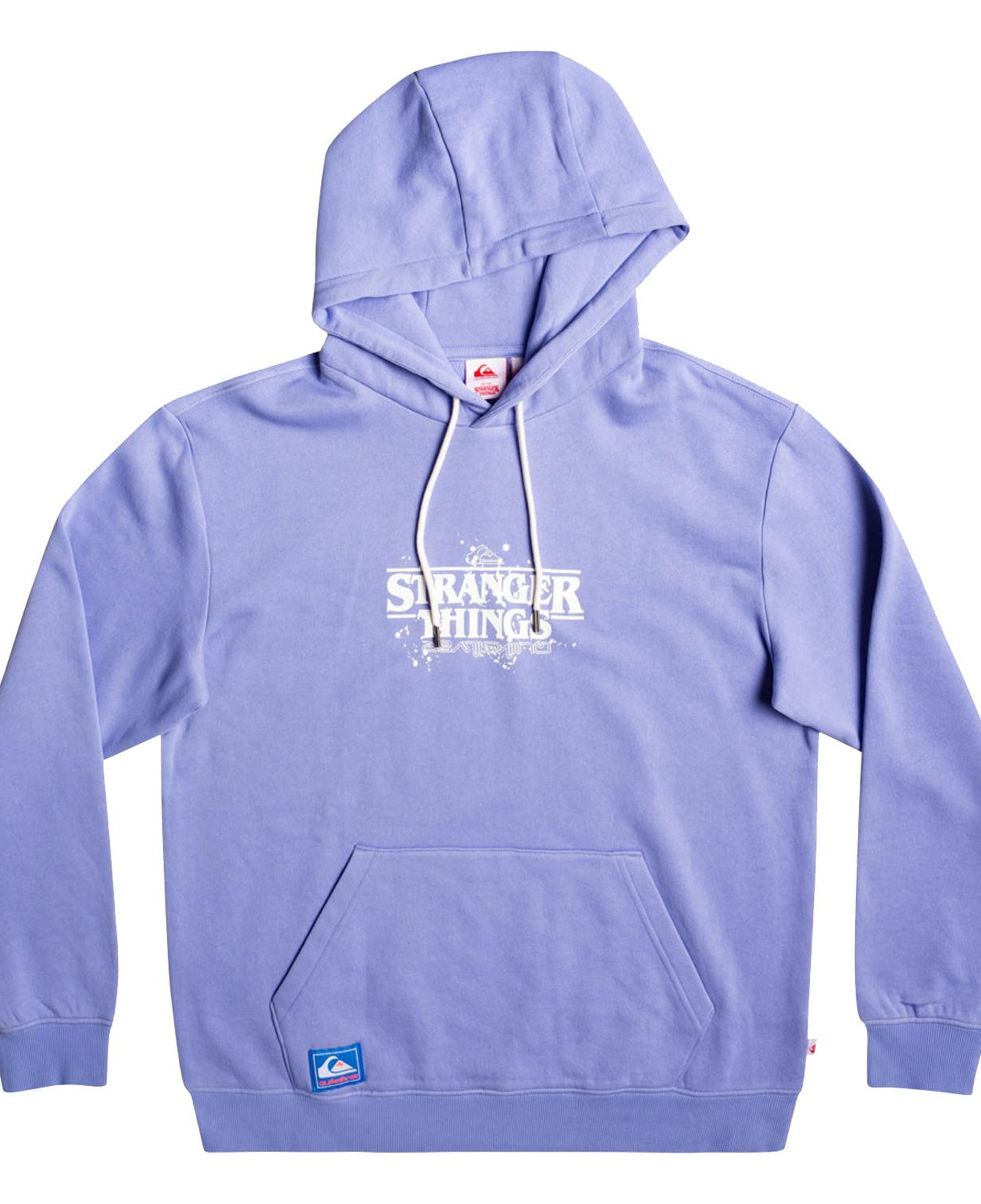 Quiksilver Official Logo Erkek Mor Sweat