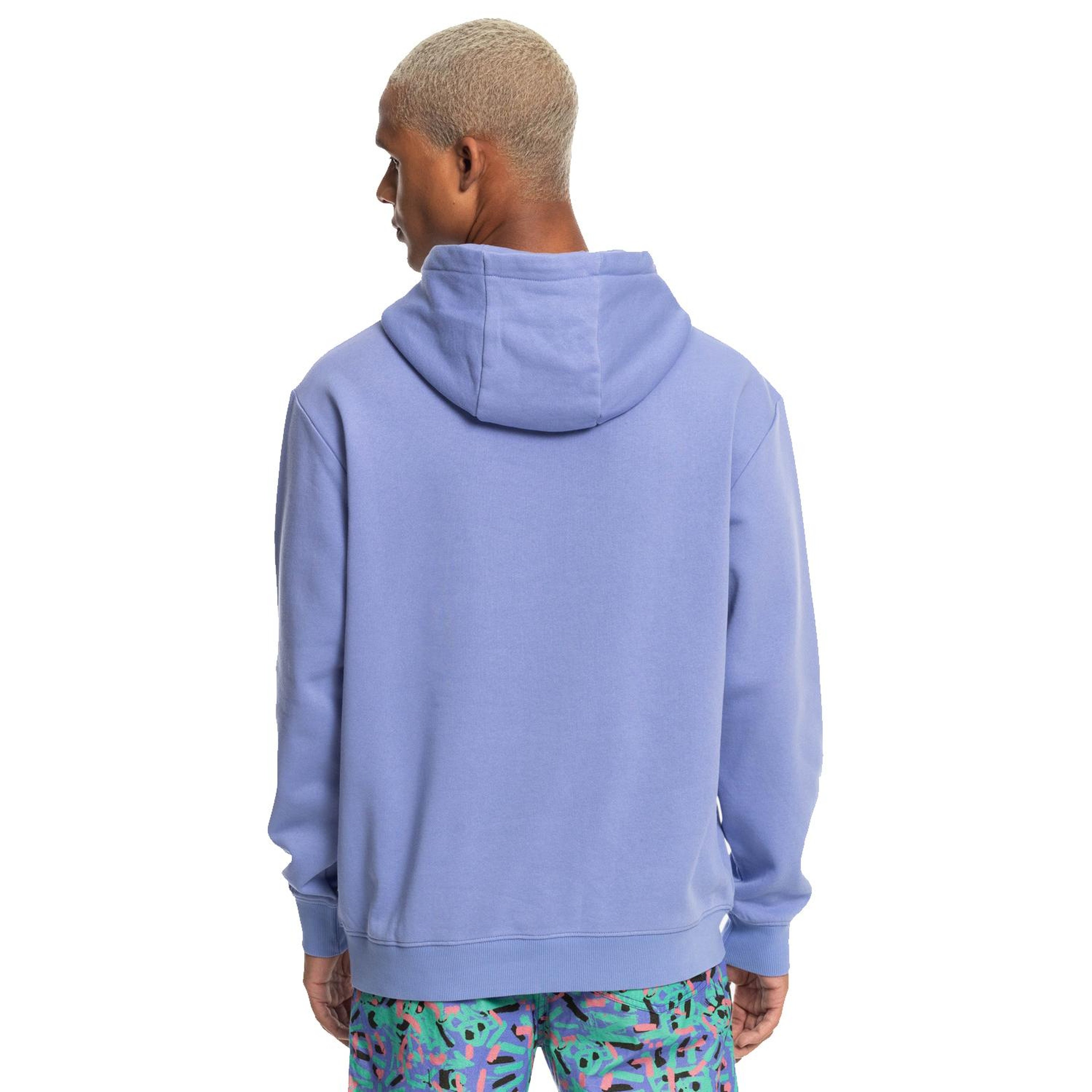Quiksilver Official Logo Erkek Mor Sweat