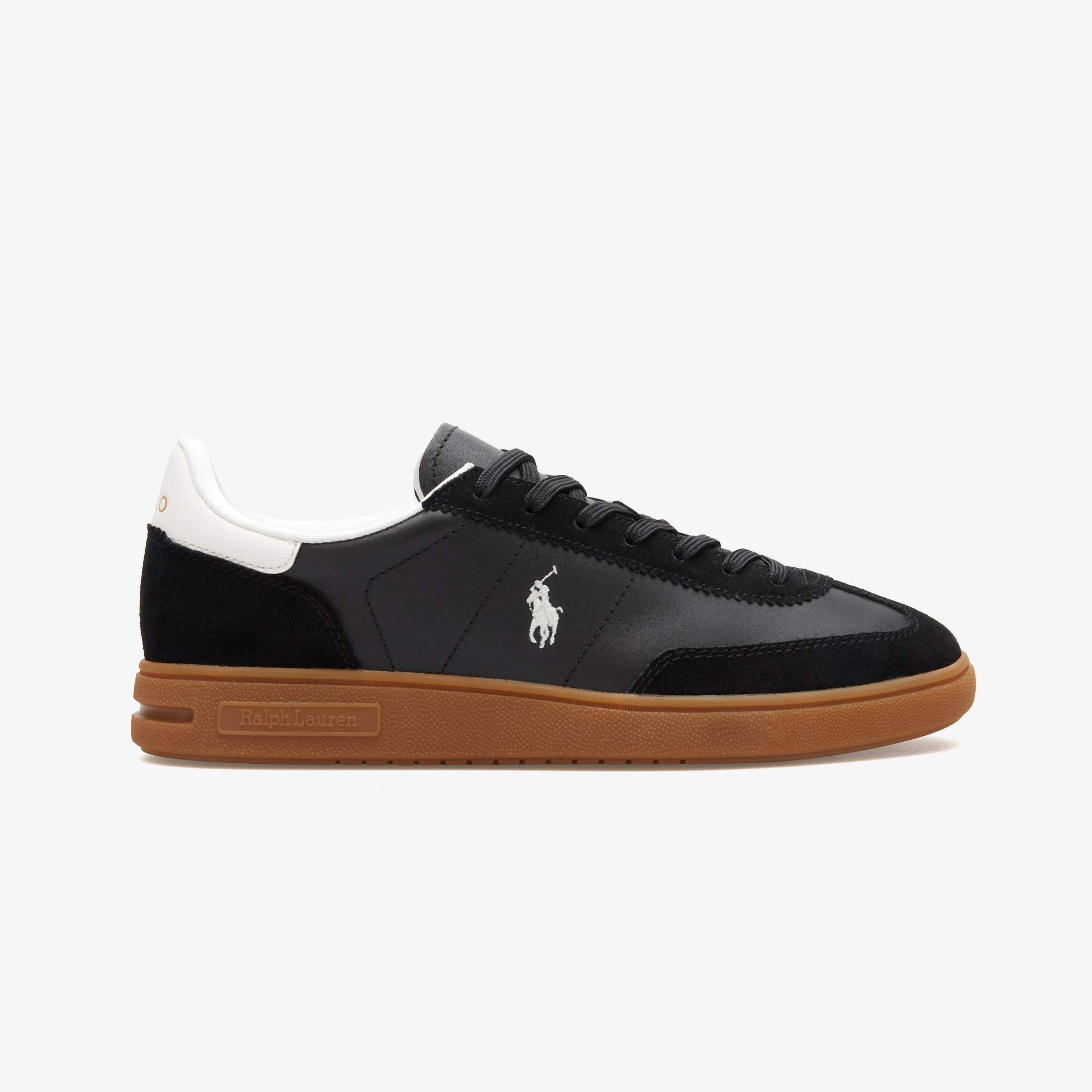 Polo Ralph Lauren Bedford Pp Low Top Lace Erkek Siyah Sneaker