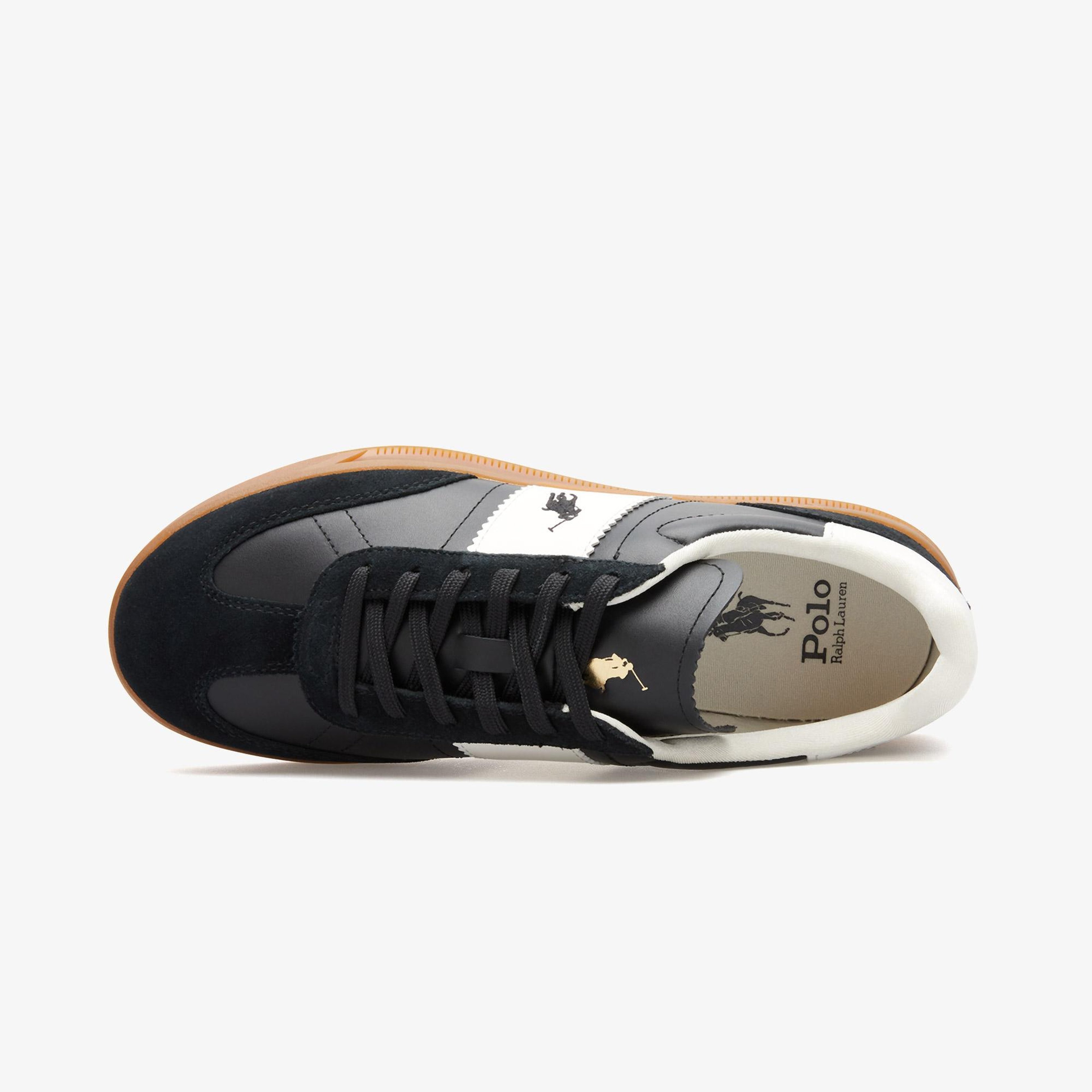 Polo Ralph Lauren Hrt Aera Pp Low Top Lace Erkek Siyah Sneaker