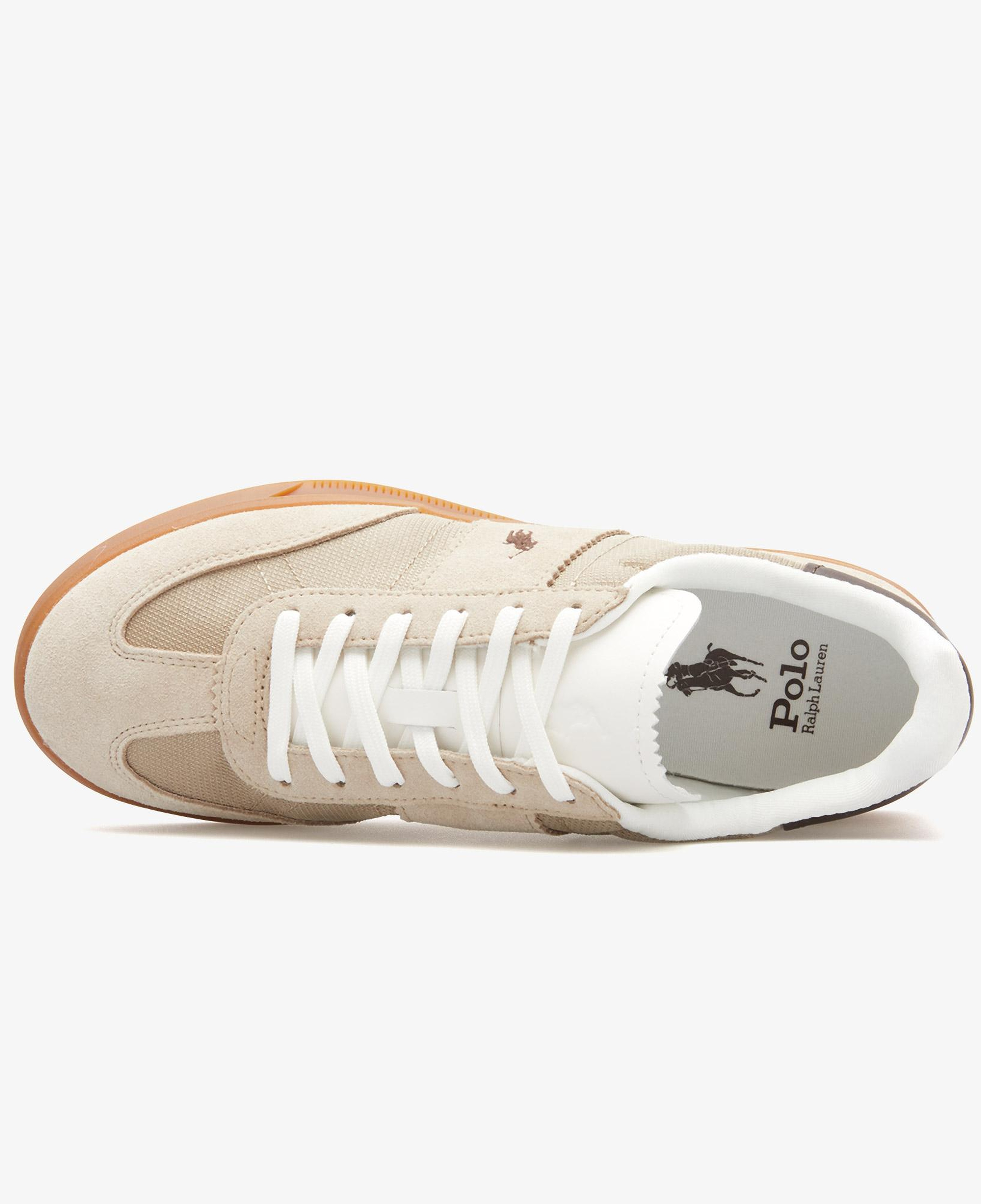 Polo Ralph Lauren Hrt Aera Pp Low Top Lace Erkek Bej Sneaker