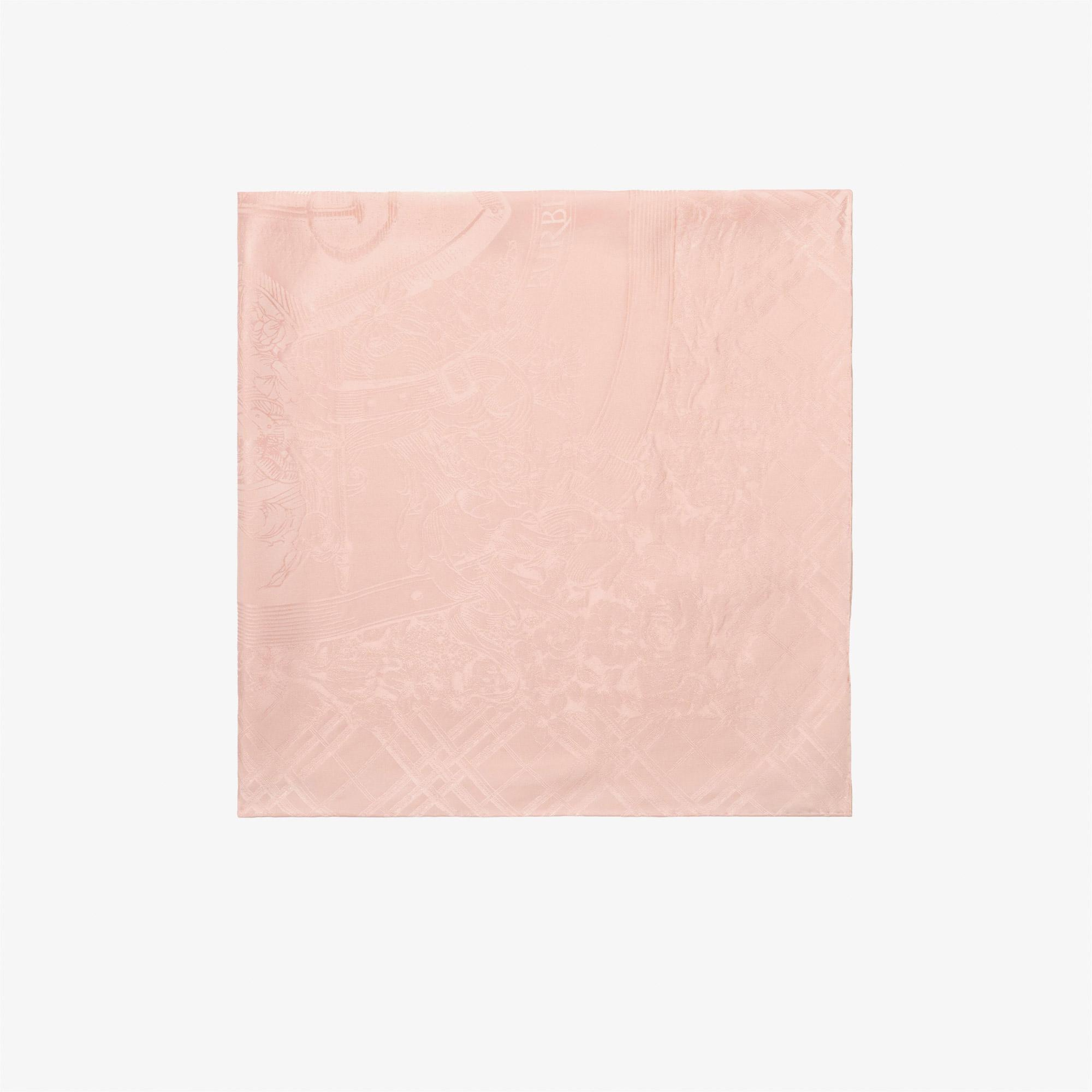 Burberry Floral Ekd Crest Kadın Pembe Eşarp