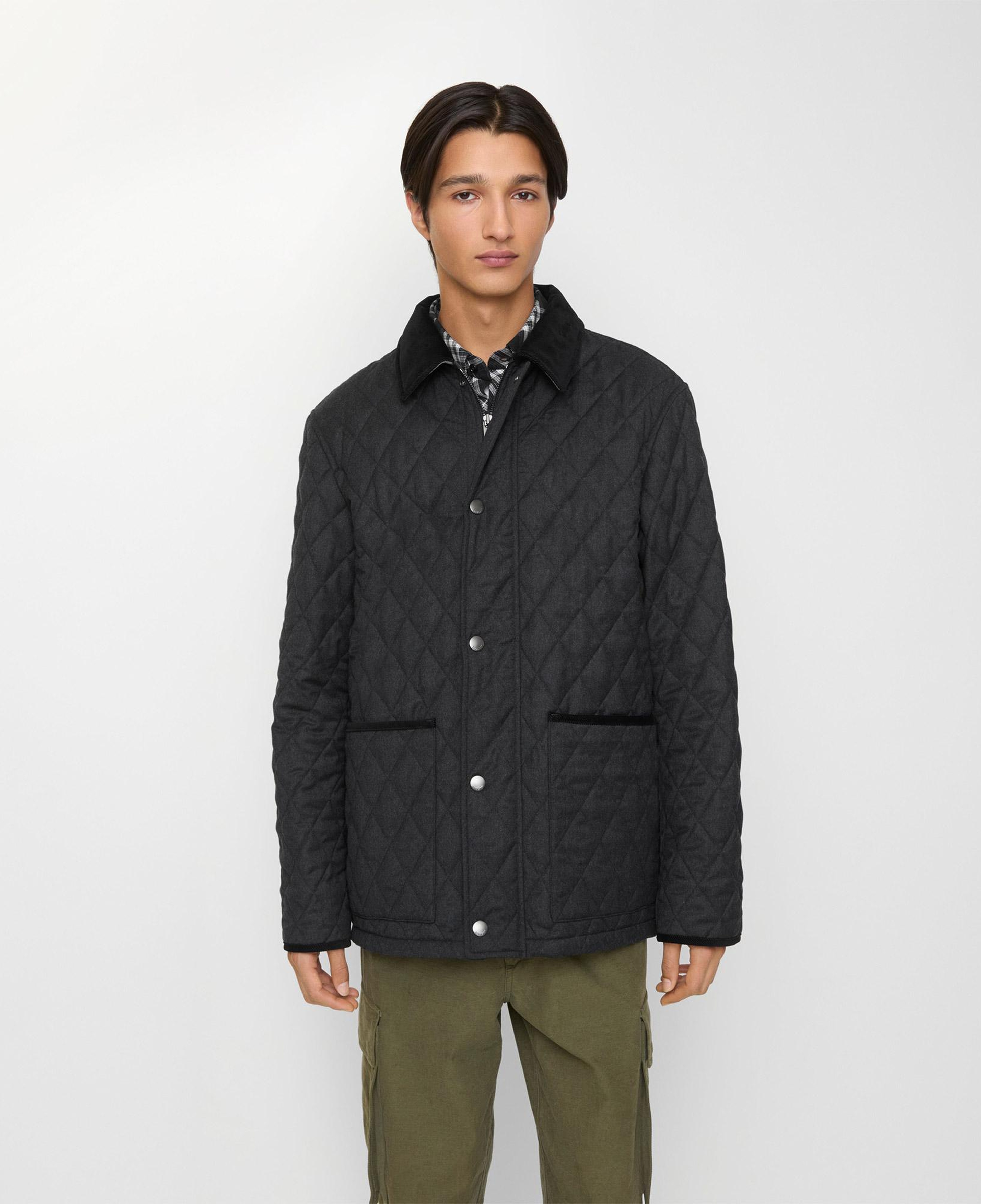 Burberry Quilted Nylon Barn Erkek Siyah Mont