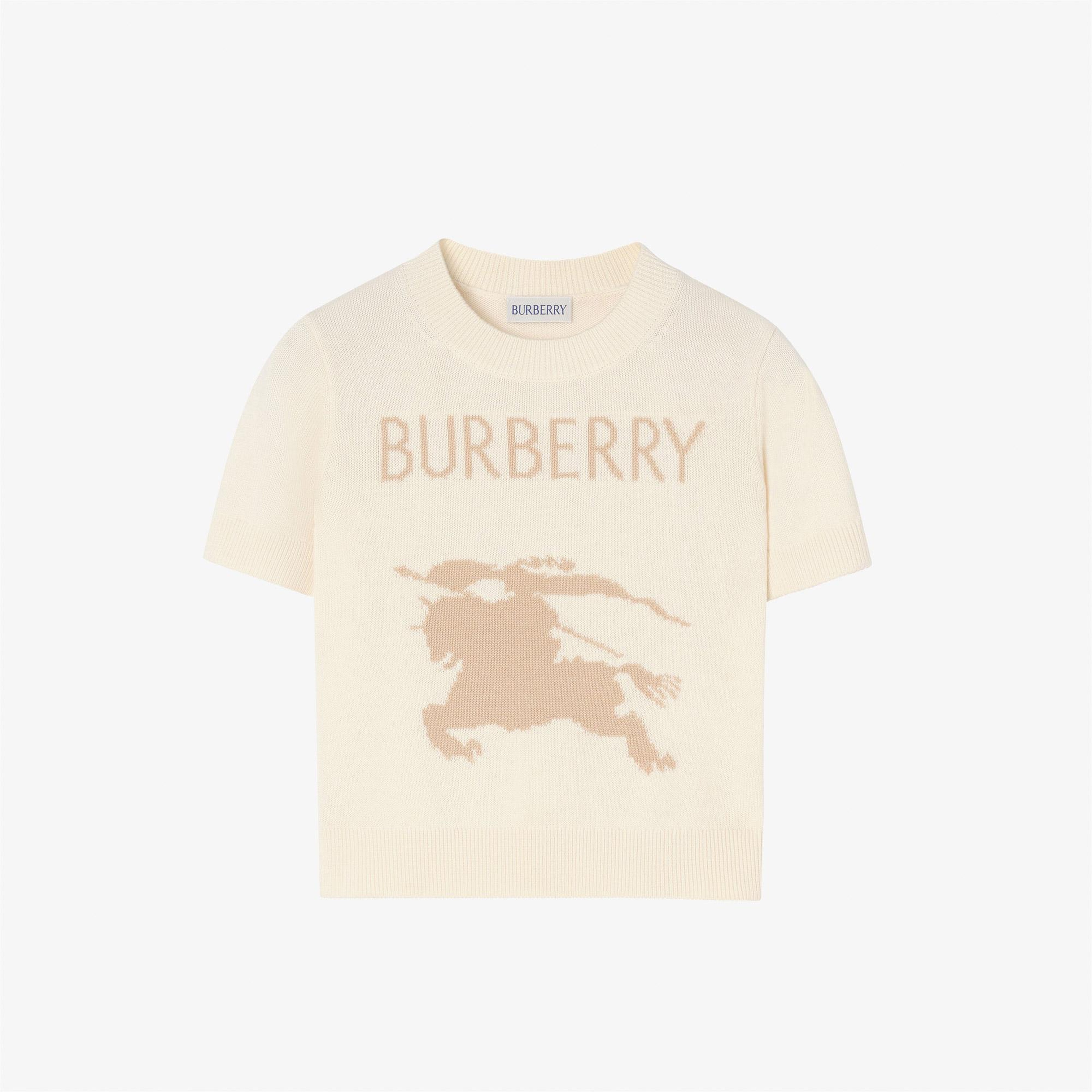 Burberry Thea Çocuk Beyaz Triko