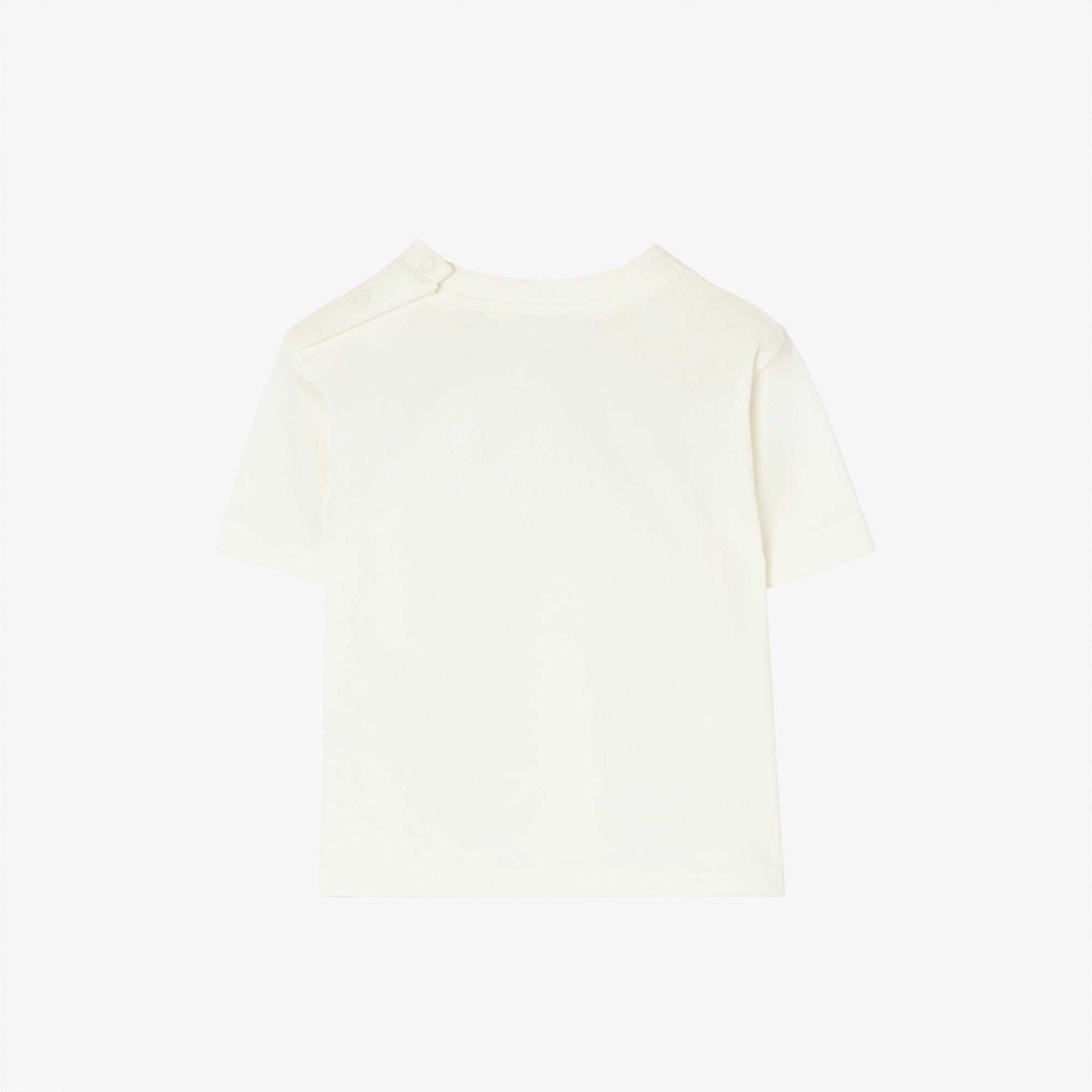 Burberry Cedar T Party Çocuk Beyaz T-Shirt