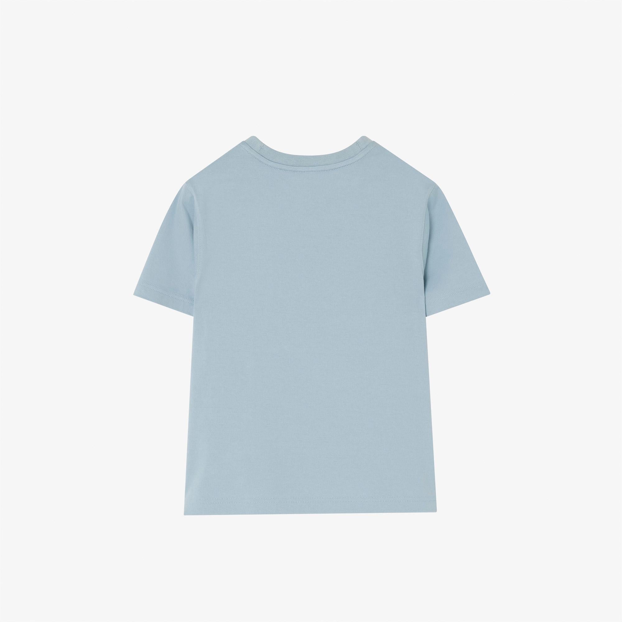 Burberry Cedar Crest Çocuk Mavi T-Shirt