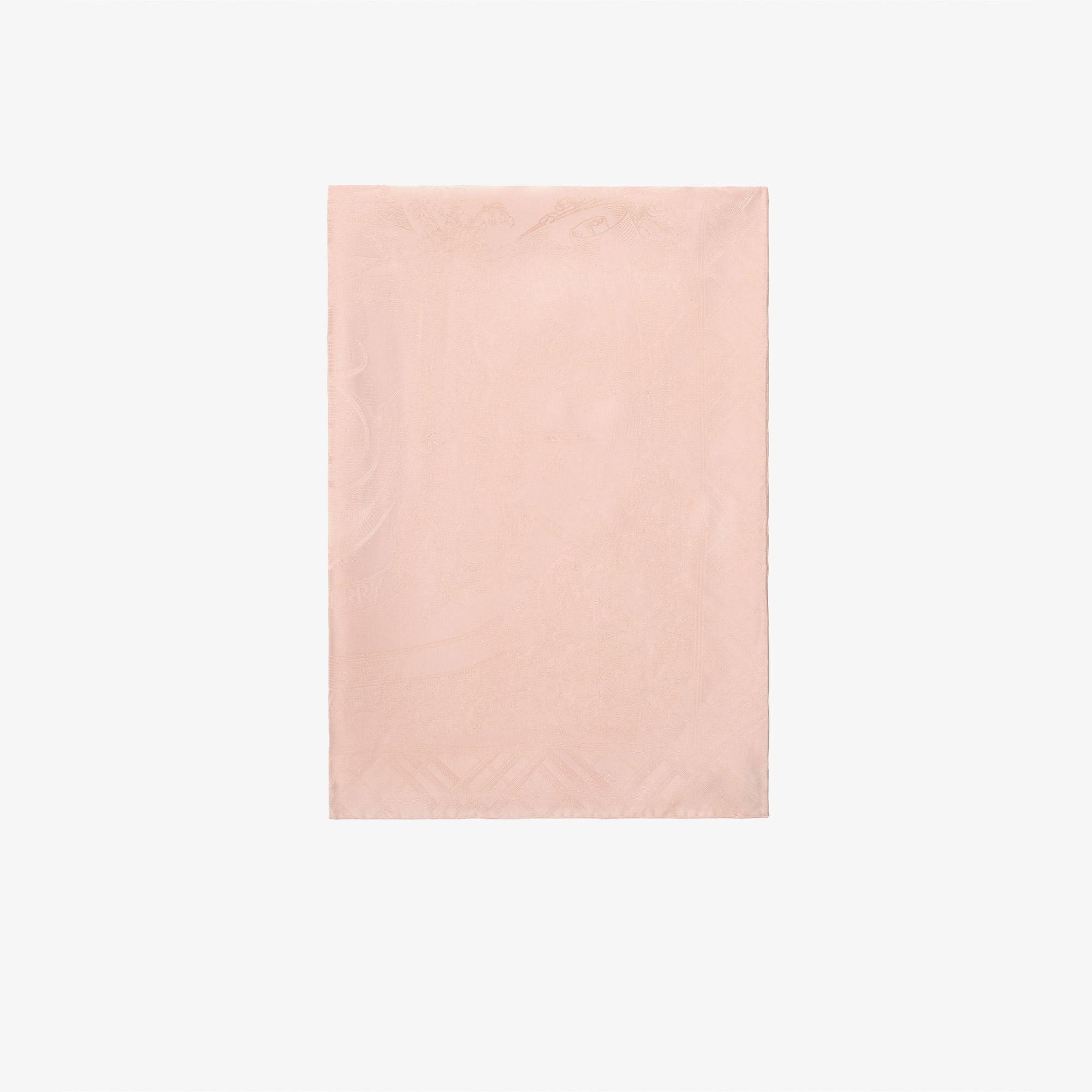 Burberry Floral Ekd Jacq Oblo Kadın Pembe Eşarp