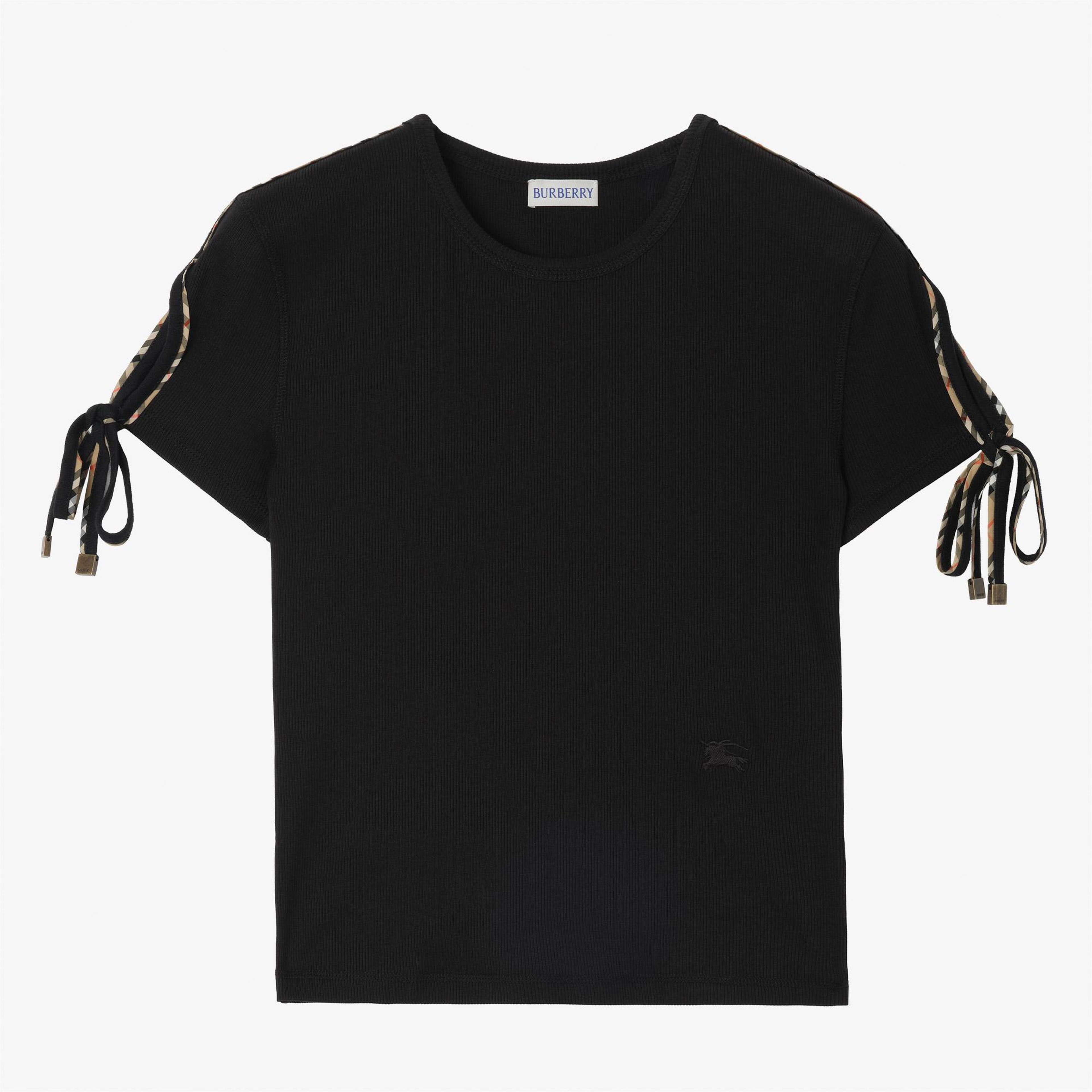 Burberry Taisie Kadın Siyah T-Shirt