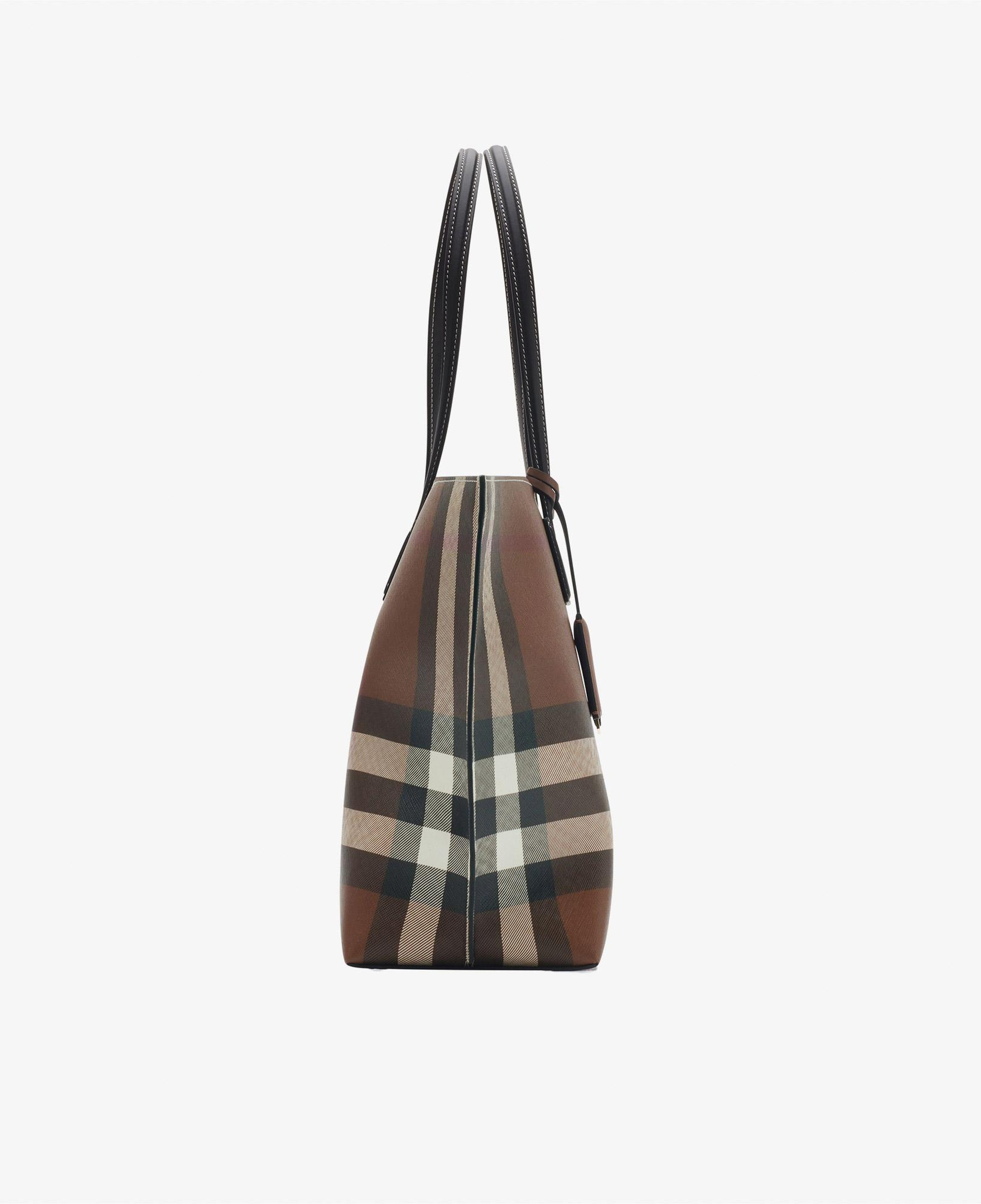 Burberry Medium Check Tote Kadın Kahverengi Omuz Çantası