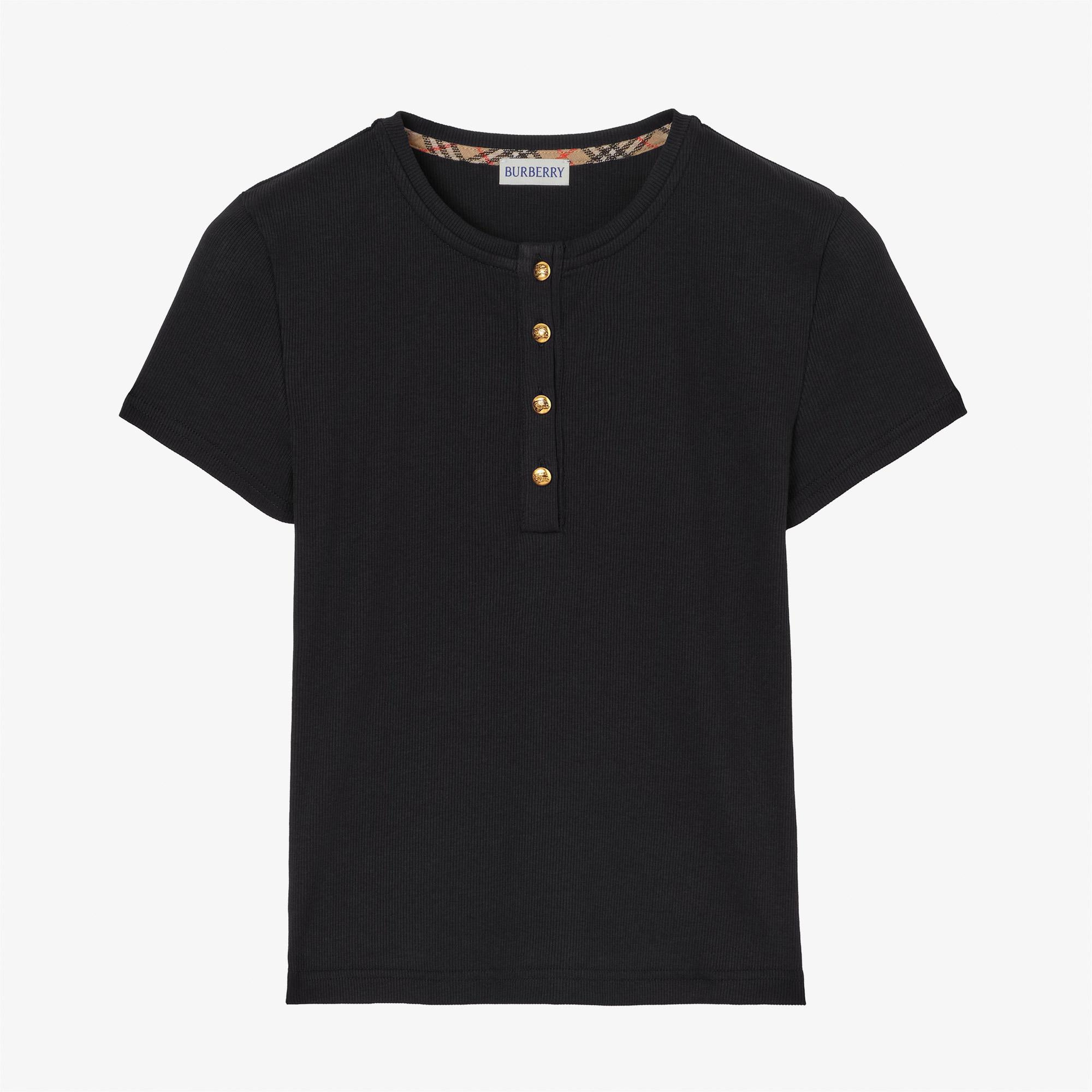 Burberry Taisie Kadın Siyah T-Shirt
