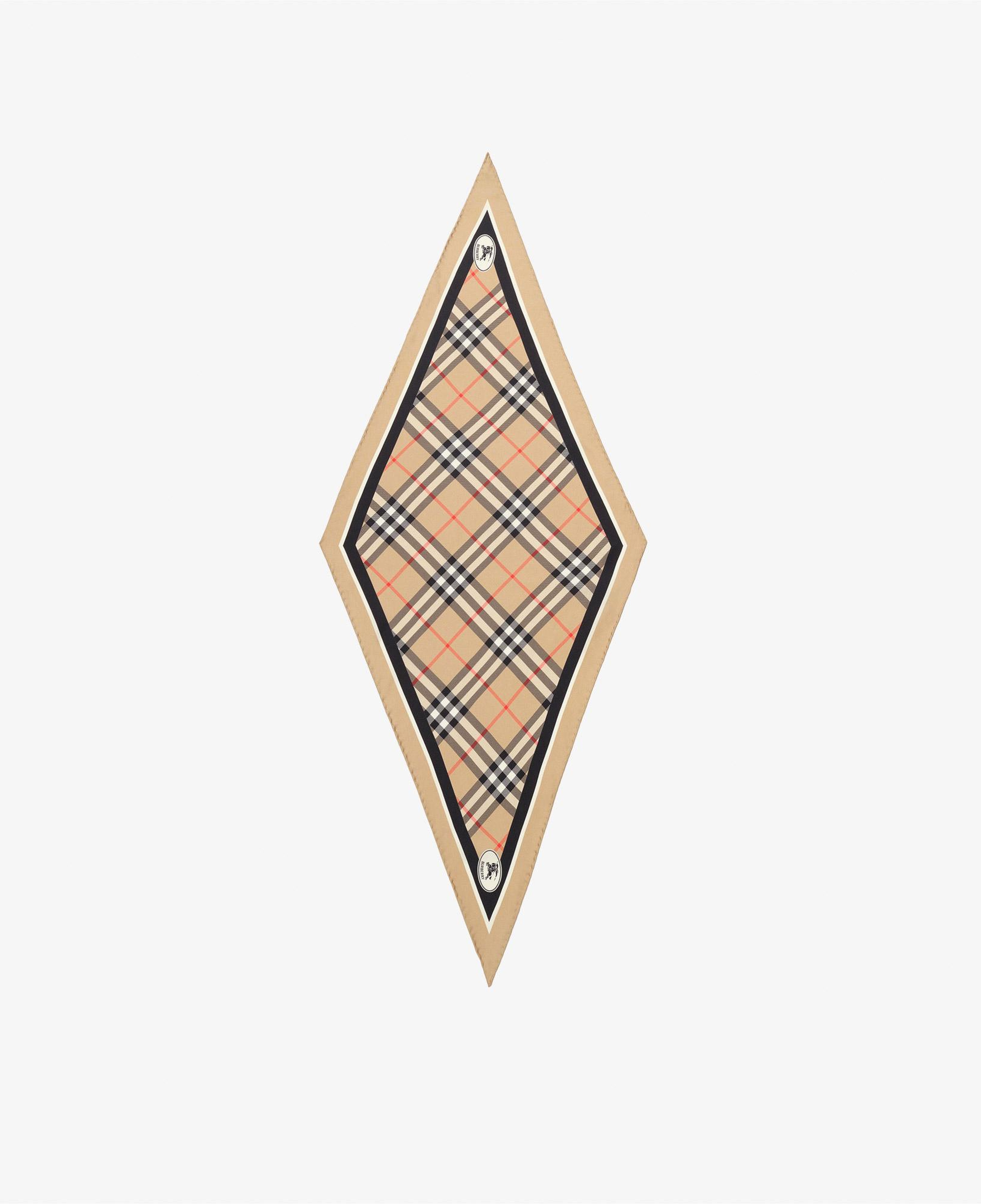 Burberry Knight Stamp Losange Kadın Bej Eşarp