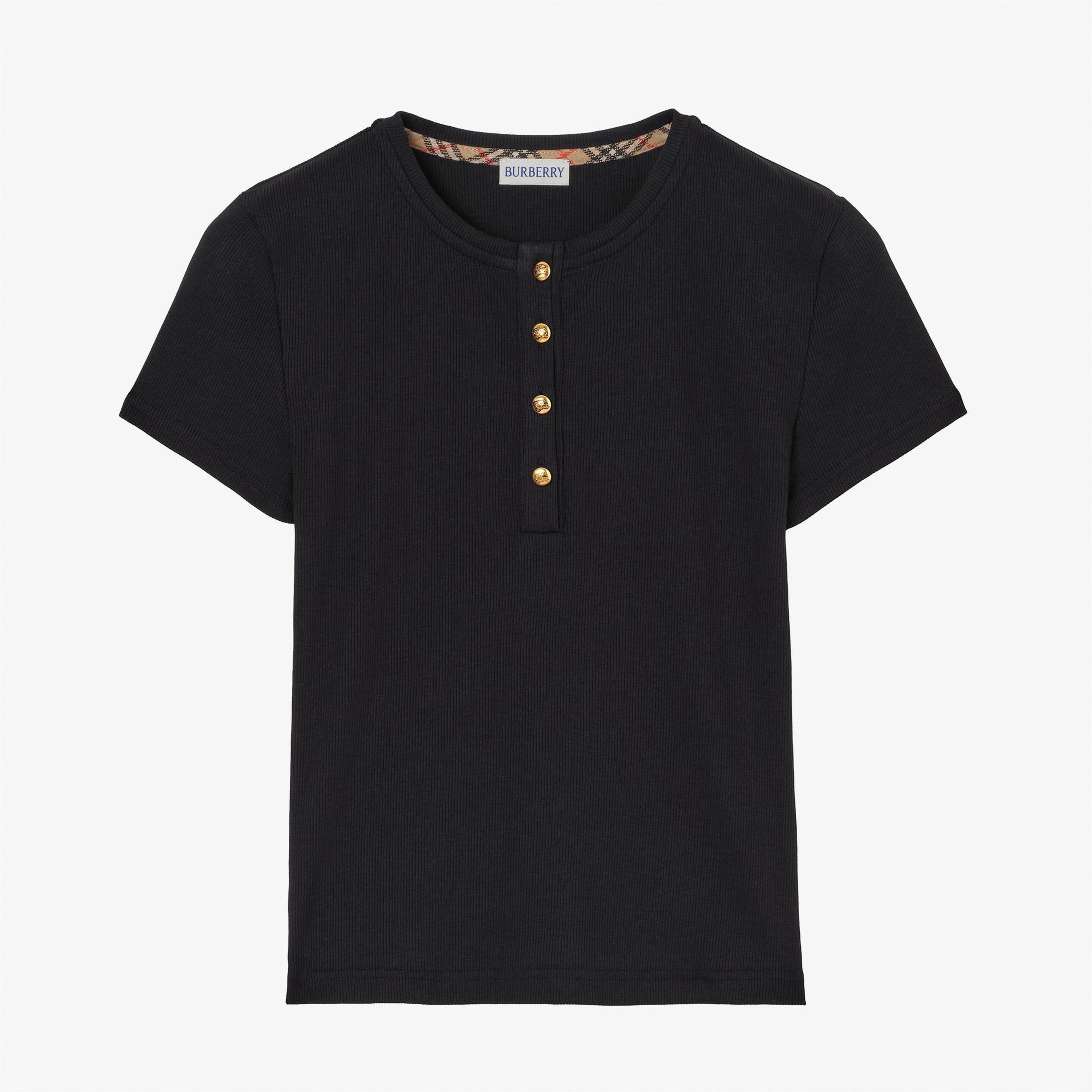 Burberry Taisie Kadın Siyah T-Shirt