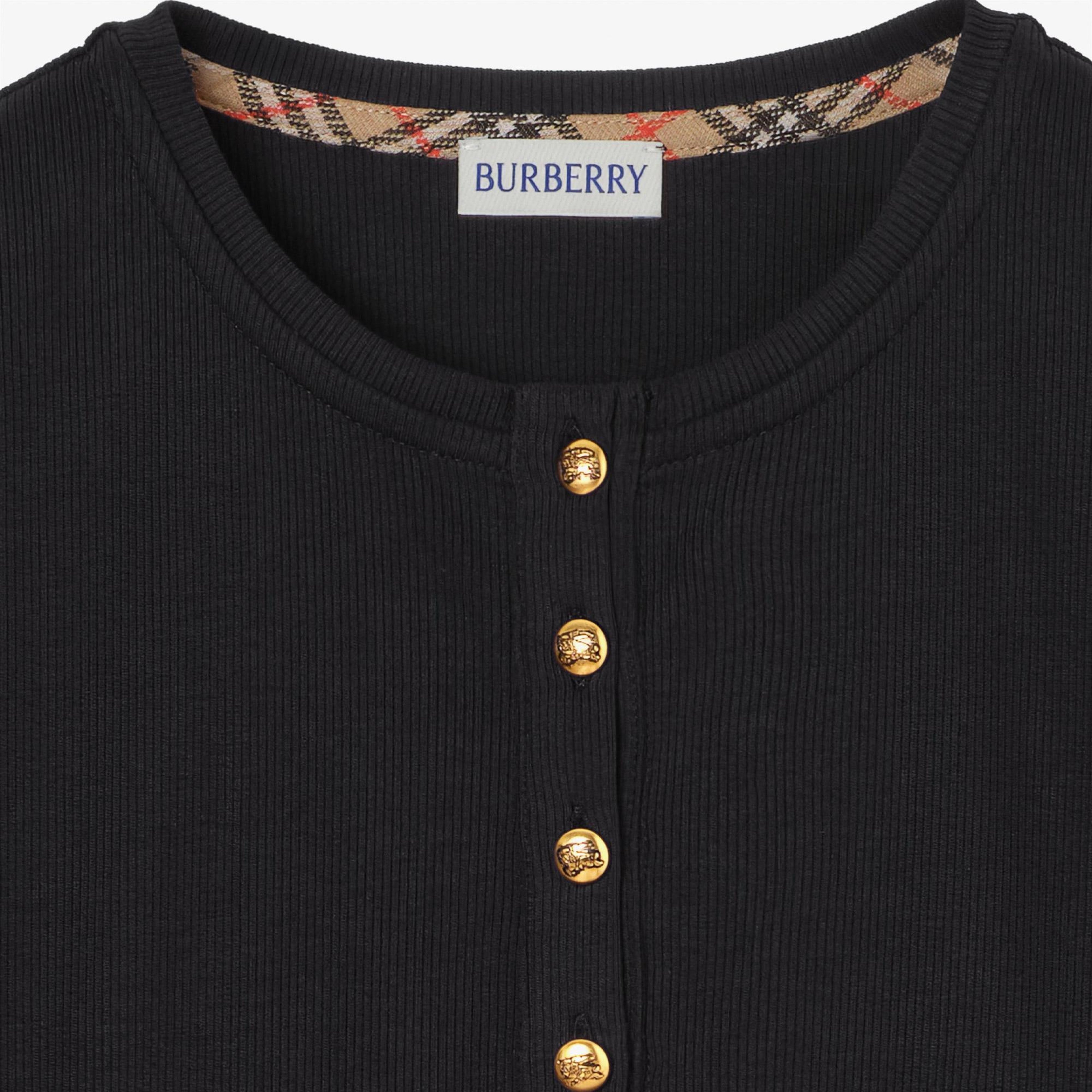 Burberry Taisie Kadın Siyah T-Shirt