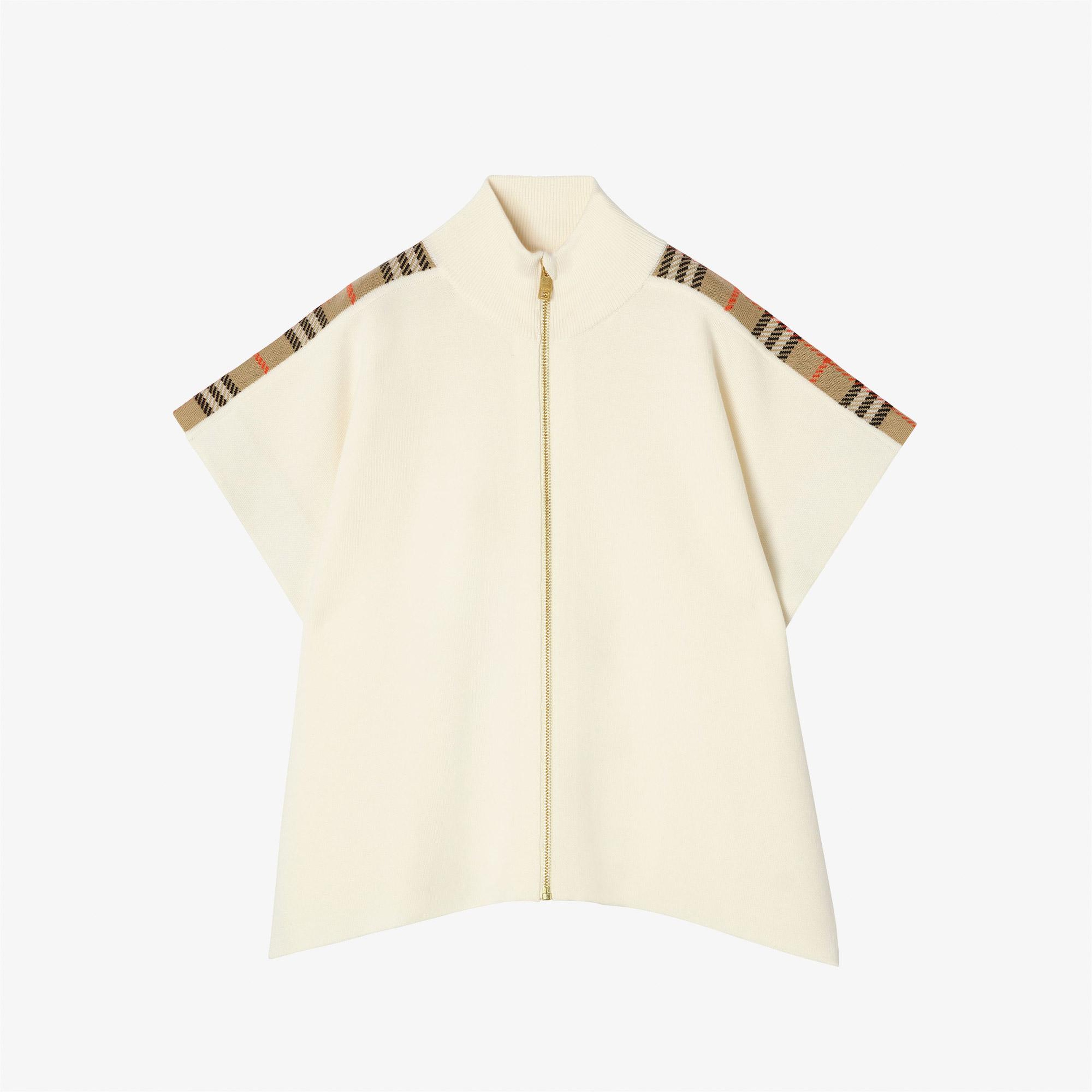 Burberry Izza Check Çocuk Beyaz Panço