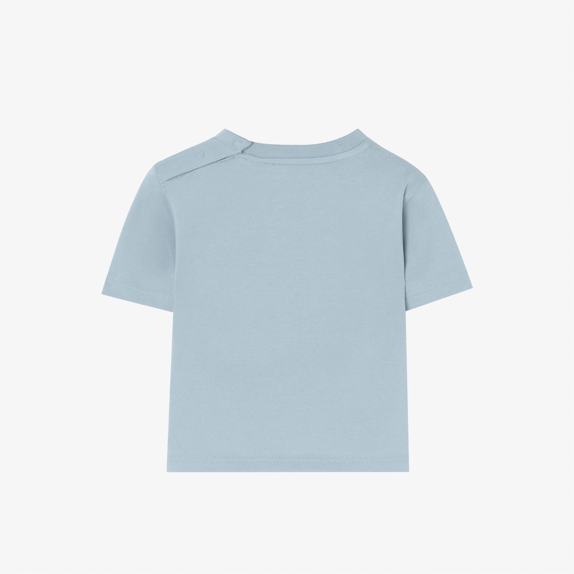 Burberry Cedar Crest Çocuk Mavi T-Shirt