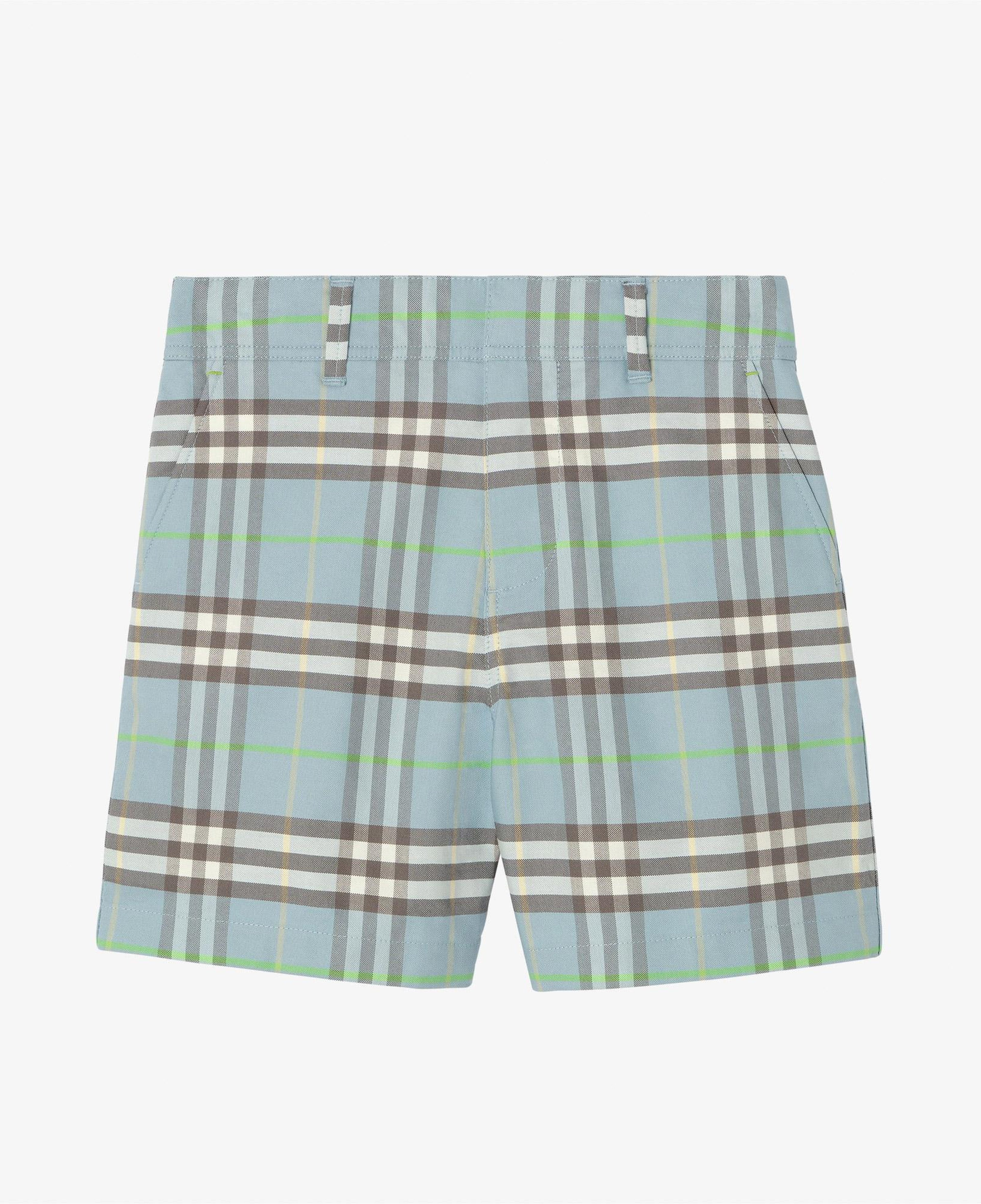 Burberry Oscar Check Çocuk Mavi Şort