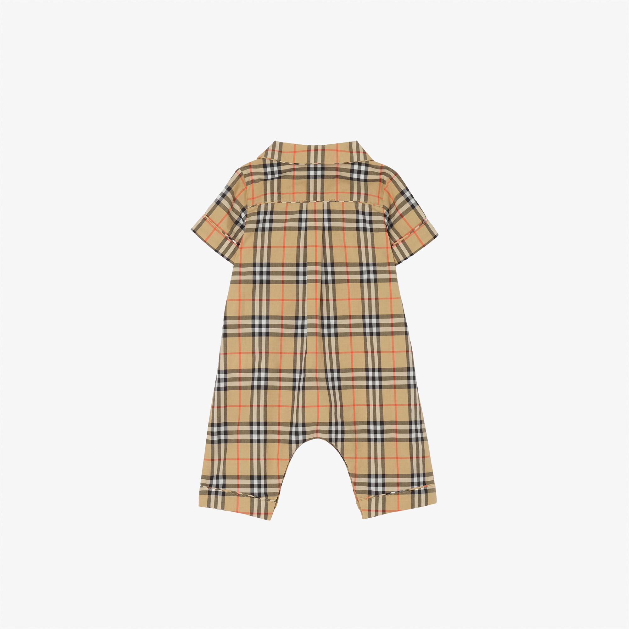 Burberry Andreas Pip Check Çocuk Bej Hediye Seti