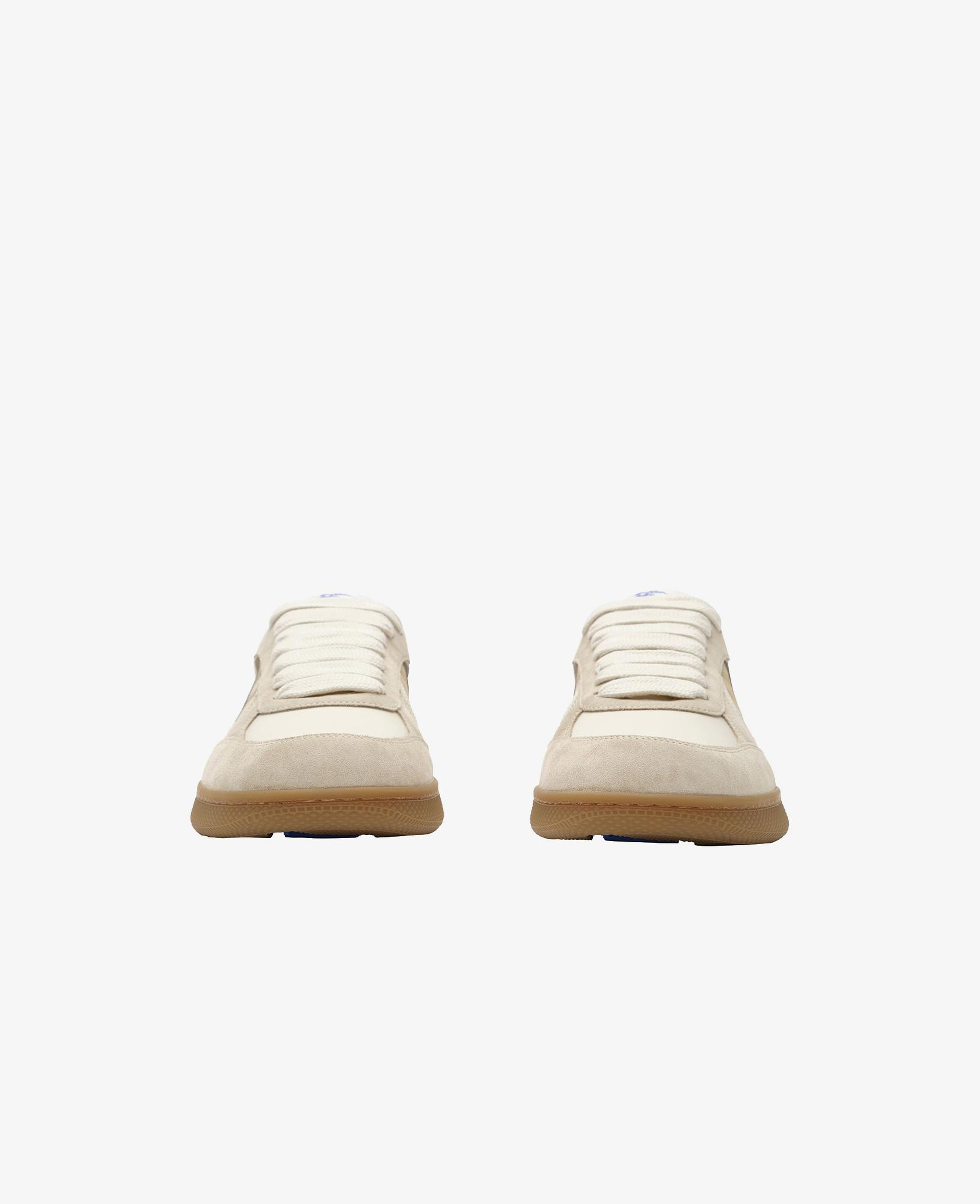 Burberry New Terrace Mix Erkek Krem Sneaker