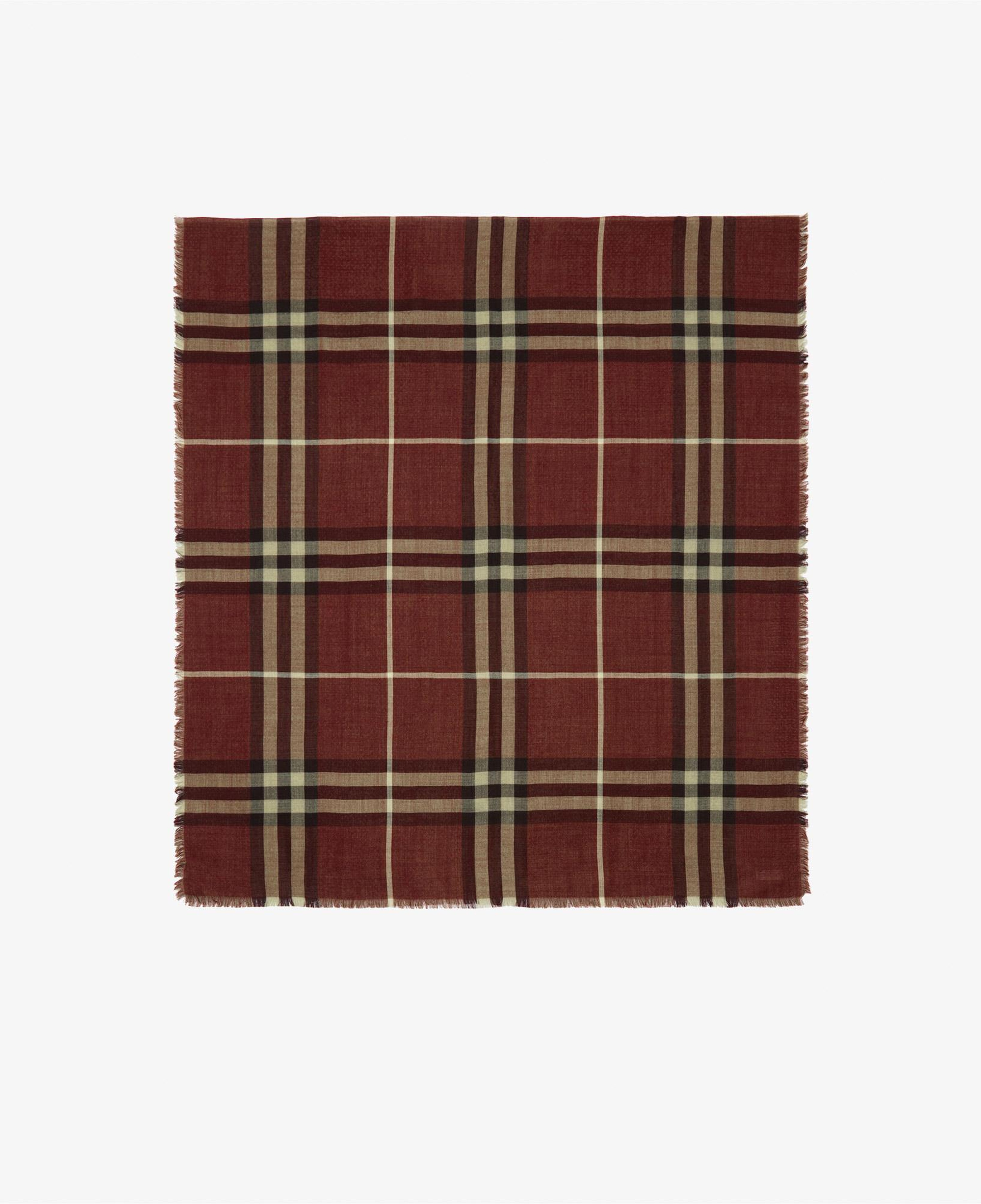 Burberry Med Kadın Bordo Atkı