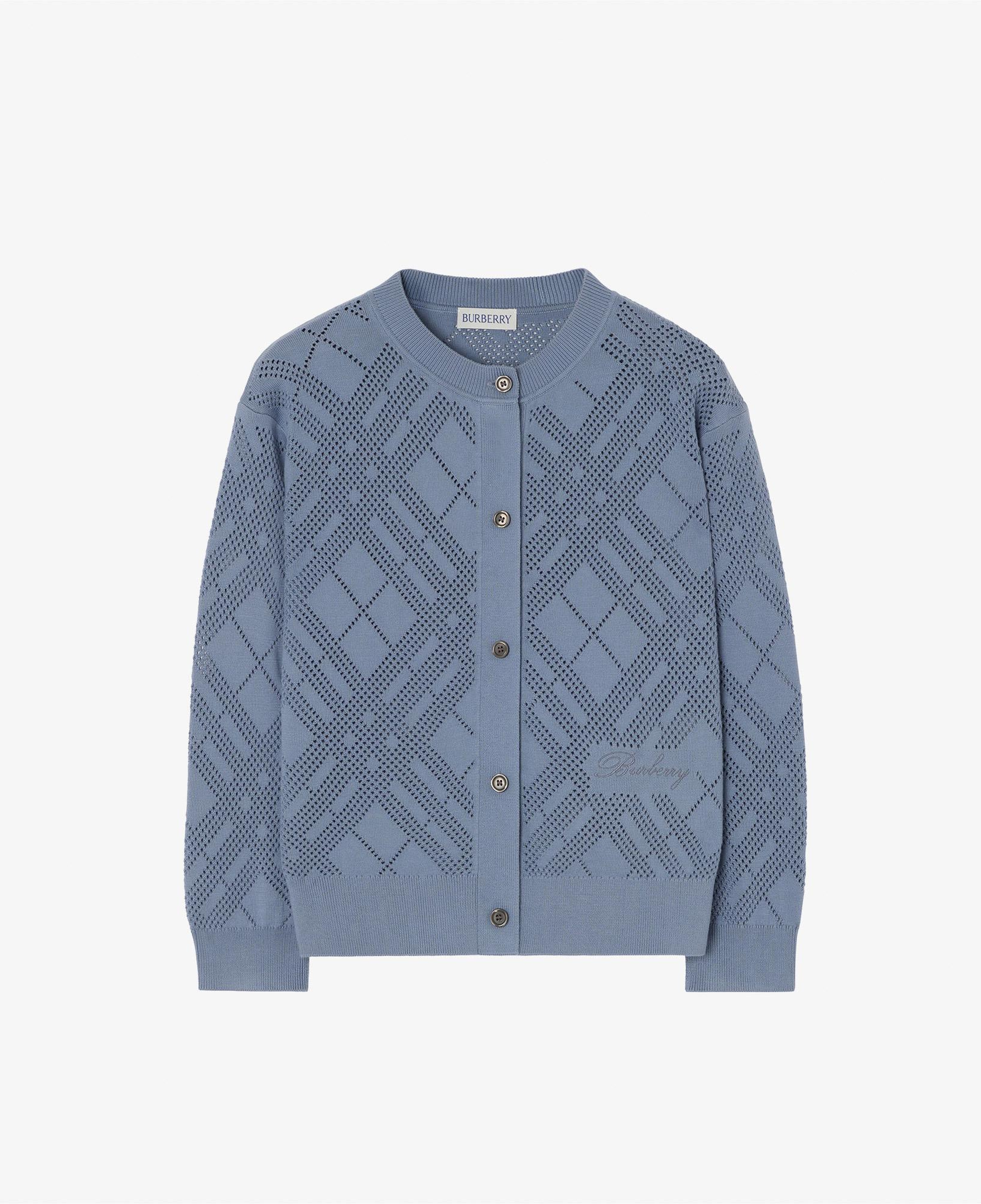 Burberry Katrina Check Çocuk Mavi Hırka